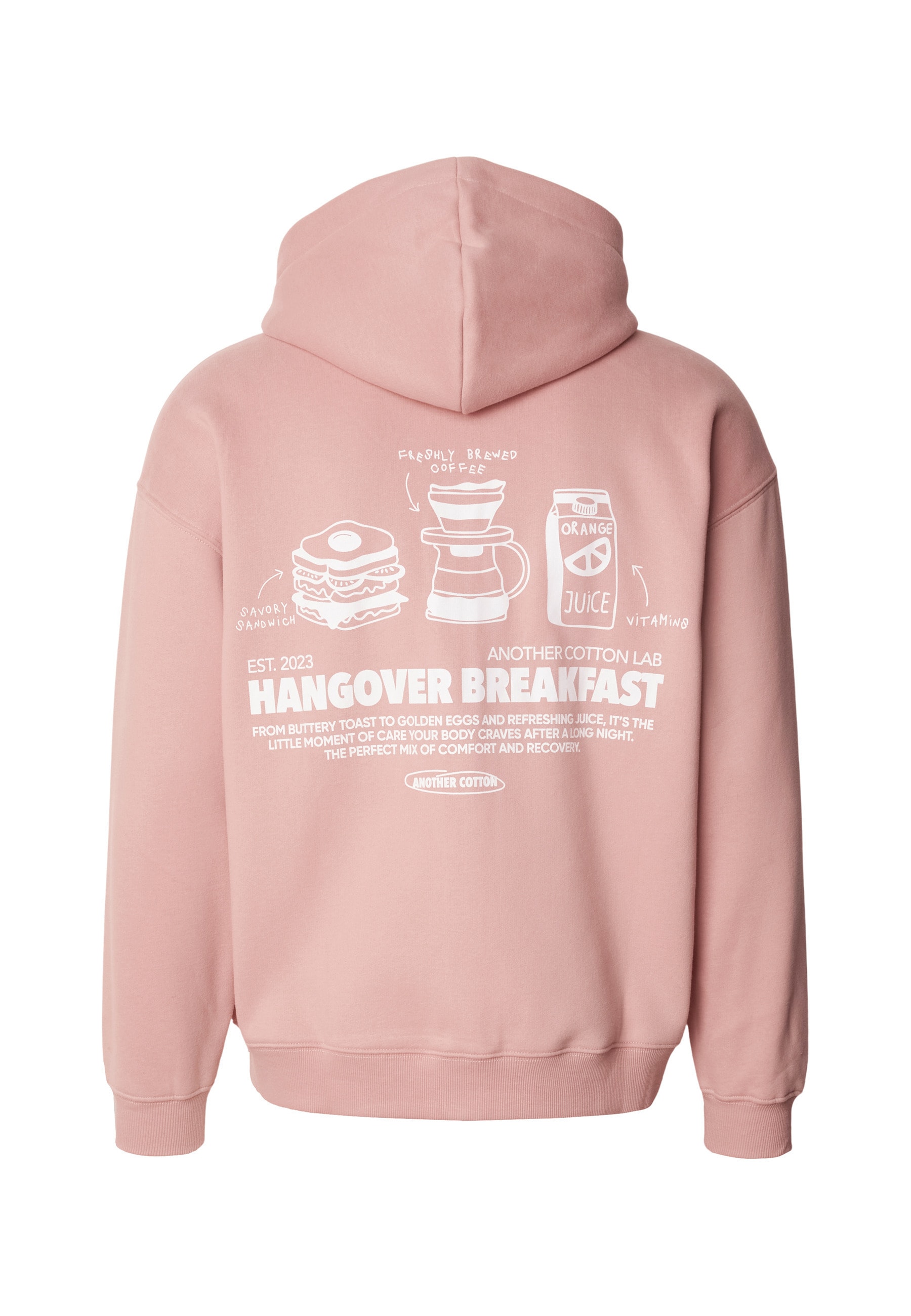 Another Cotton Lab Neopren-Hoodie »Another Cotton Lab Hangover Breakfast Zip Hoodie« 1