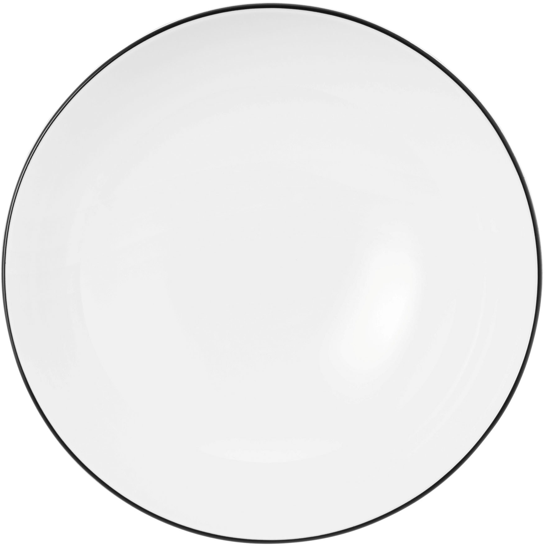 Seltmann Weiden Dessertschale »Lido Black Line«, 1 tlg., aus Porzellan, Dessertschale rund 15 cm
