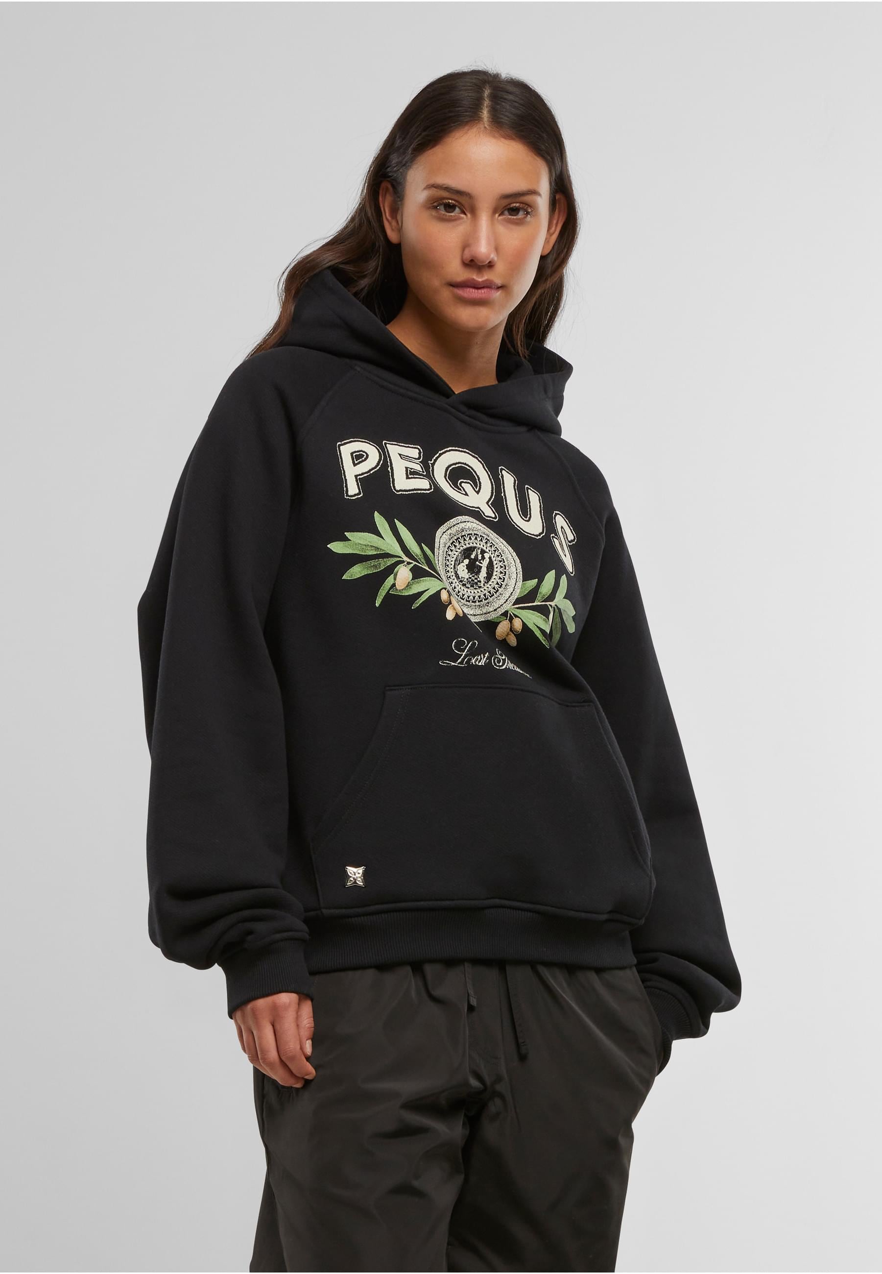 PEQUS Kapuzensweatshirt »PEQUS PEQUS Olive Coin Relic Hoodie«, (1 tlg.)
