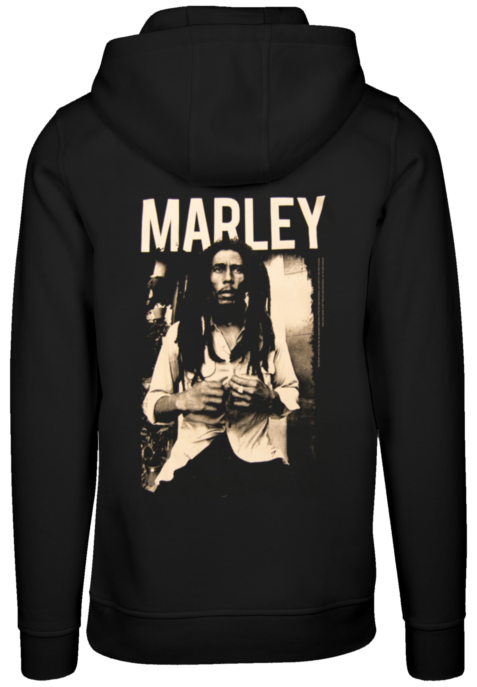 F4NT4STIC Kapuzenpullover »Bob Marley Reggae Music Black And White Photograph«, Premium Qualität, Band, Logo