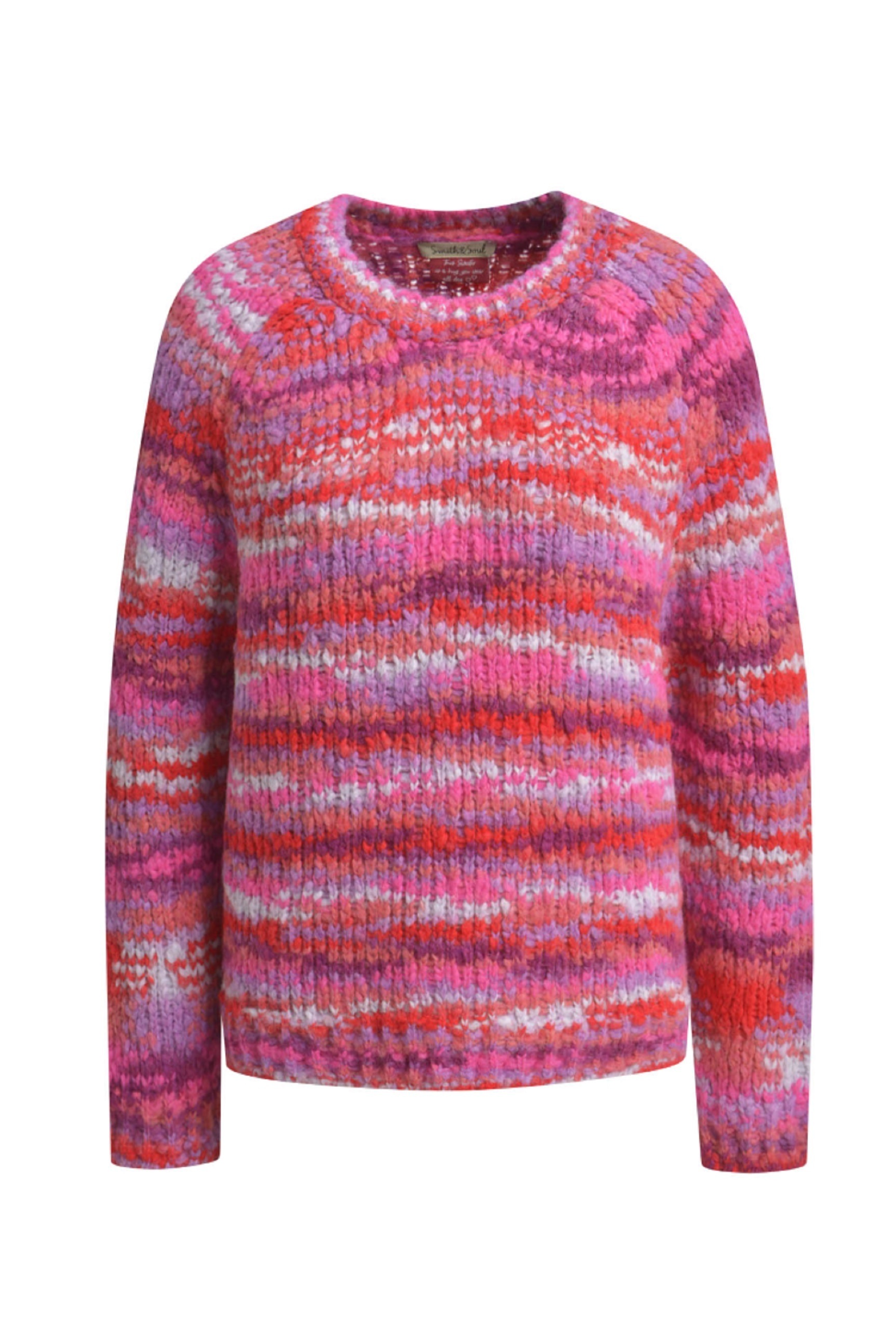 Smith & Soul Rundhalspullover aus Grobstrick