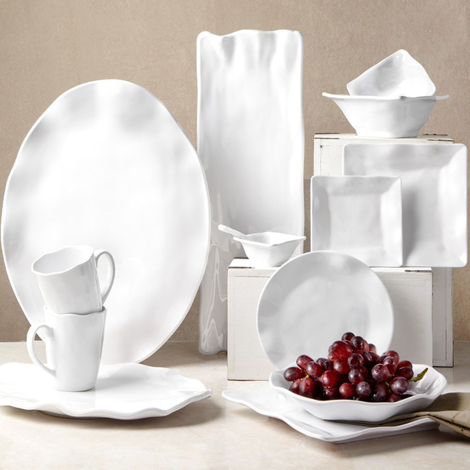 »Ruffle St.), 4 | Round cm, Squared NYC 20 BAUR Dessertteller Melamin Ø Collection«, Q (Set, bestellen