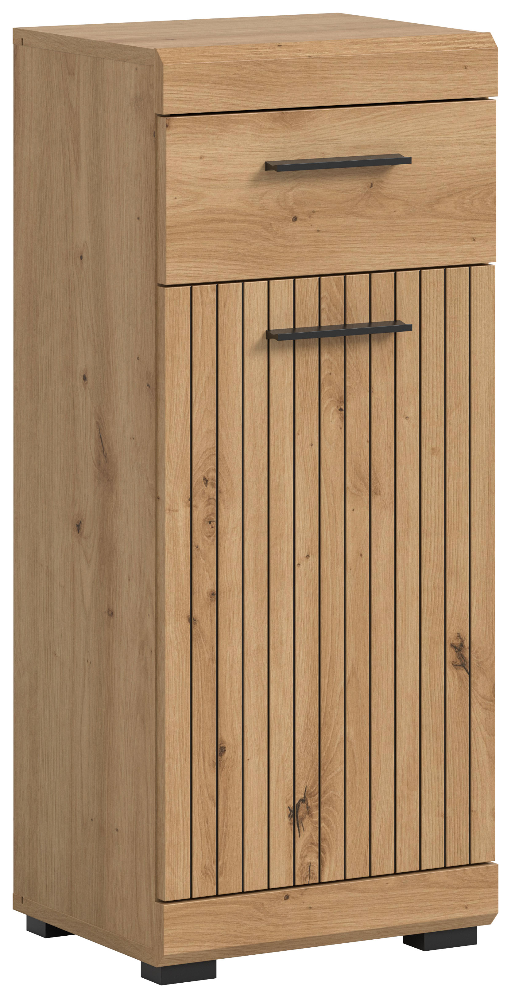 welltime Unterschrank "SIENA, Breite 37cm, 1 Tür, 1 Schubkasten, 2 Fächer, MDF-Front" TOPSELLER, 1 Stk. tlg. in verschiedenen Farben erhältlich, Badmöbel, Badschrank, Kommode, Bad