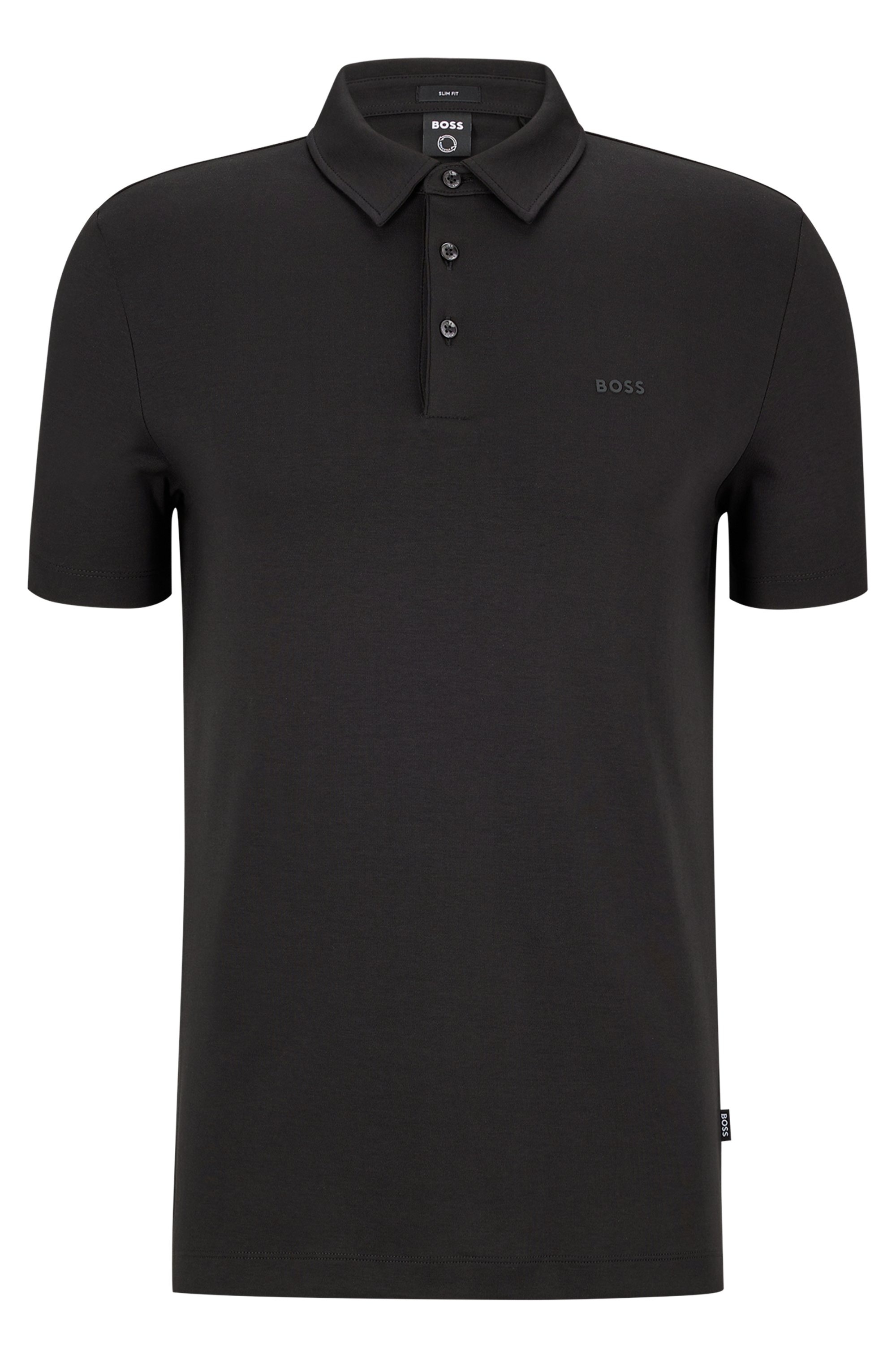 Boss Polo à Manches Courtes Palosh 30 10241542 Black 2XL Homme
