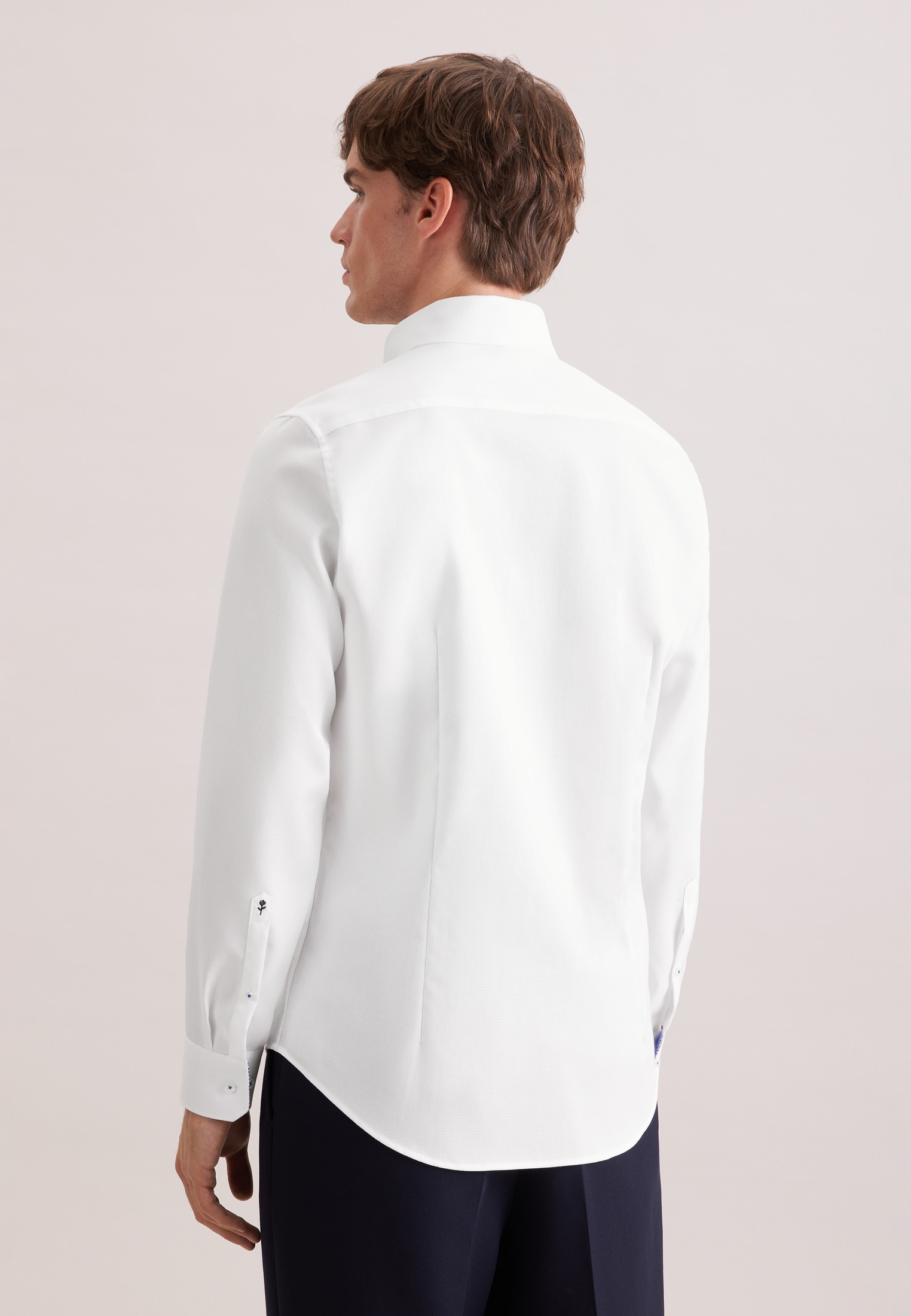 seidensticker Businesshemd "Schwarze Rose" Slim 1/1 Covered-Button-Down-Kra günstig online kaufen