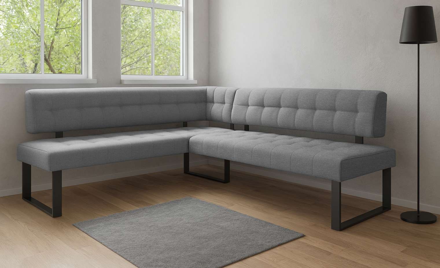 Home affaire »Mia Küchenbank, Polsterbank, Esszimmerbank, 207x167 cm« Moderne Bank und  Farben, Sitzplatzanzahl: 5, Frei in Raum stellbar