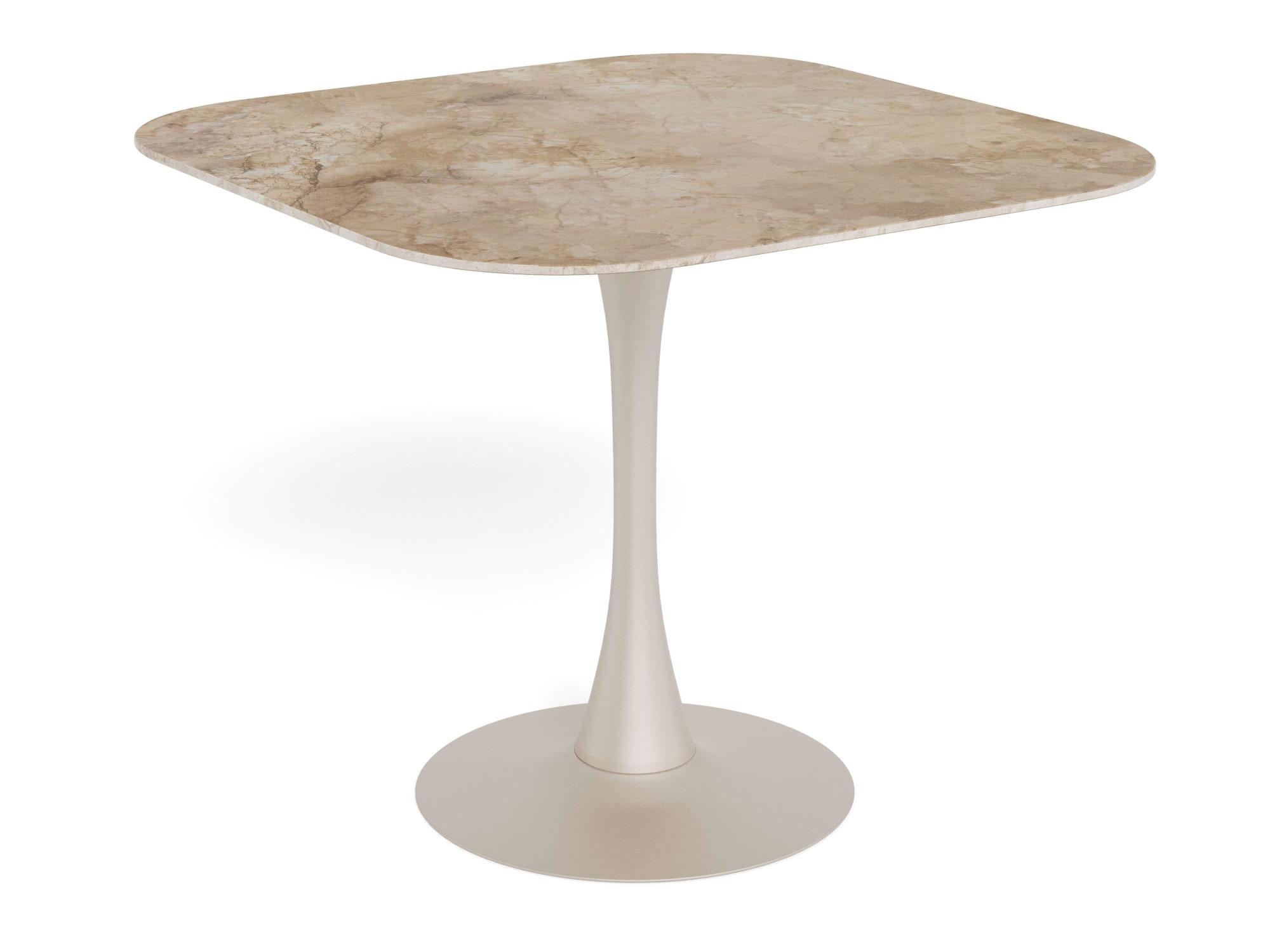 ACTONA GROUP Esstisch »Speisetisch« B/T/H: 90x90x75,  Tisch braun, polierte Keramiktischplatte