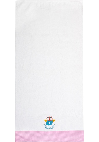 ADELHEID Handtücher »Kleine Eule Handtuch«, (2 St.), mit Bordüre und Stickerei kaufen