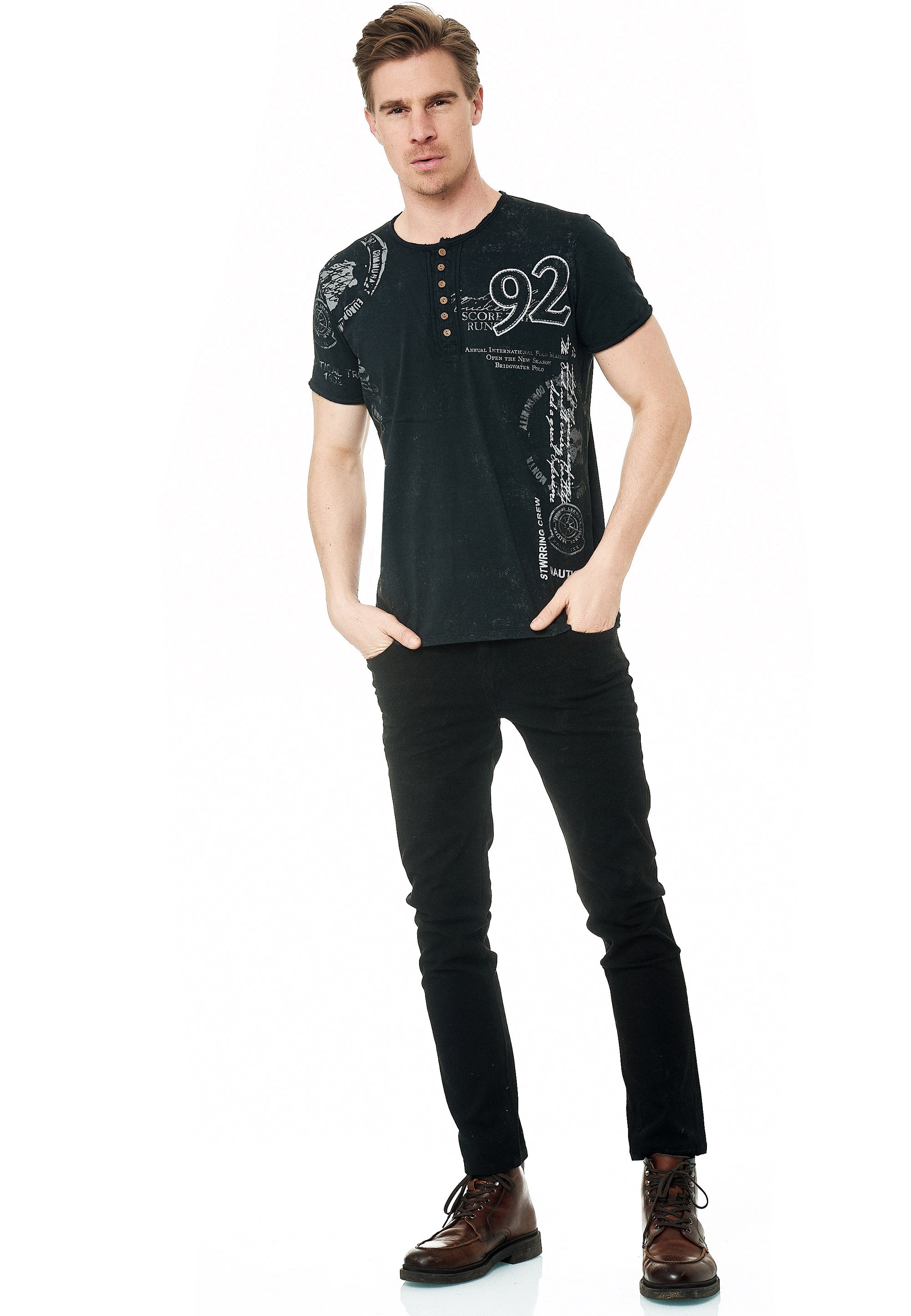 Rusty Neal T-Shirt, mit seitlichem Print