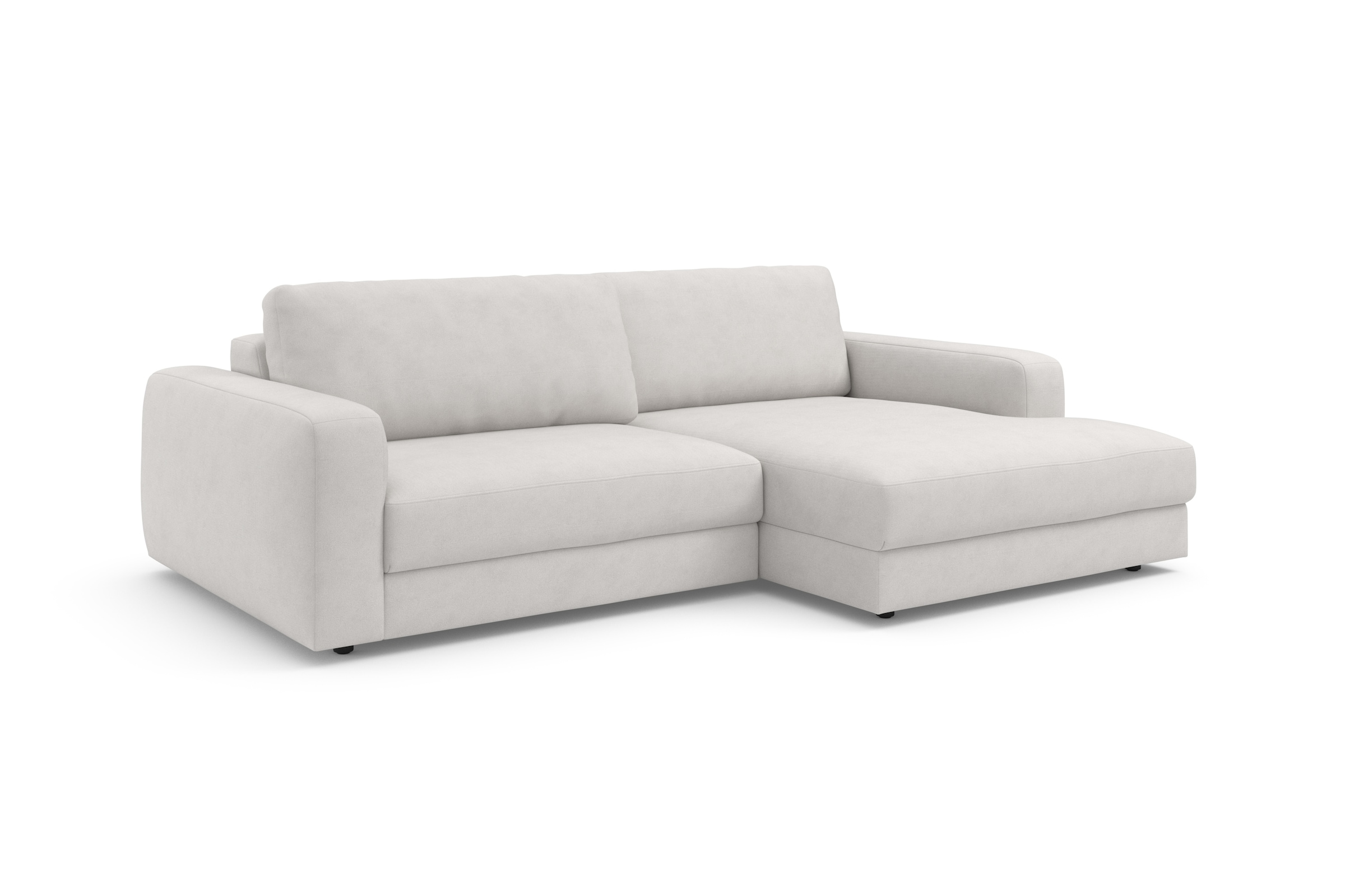 TRENDMANUFAKTUR Ecksofa »Bourbon, Designsofa mit tollem Sitzkomfort, L-Form,«, extra tiefe Sitzfläche, wahlweise mit Sitztiefenverstellung