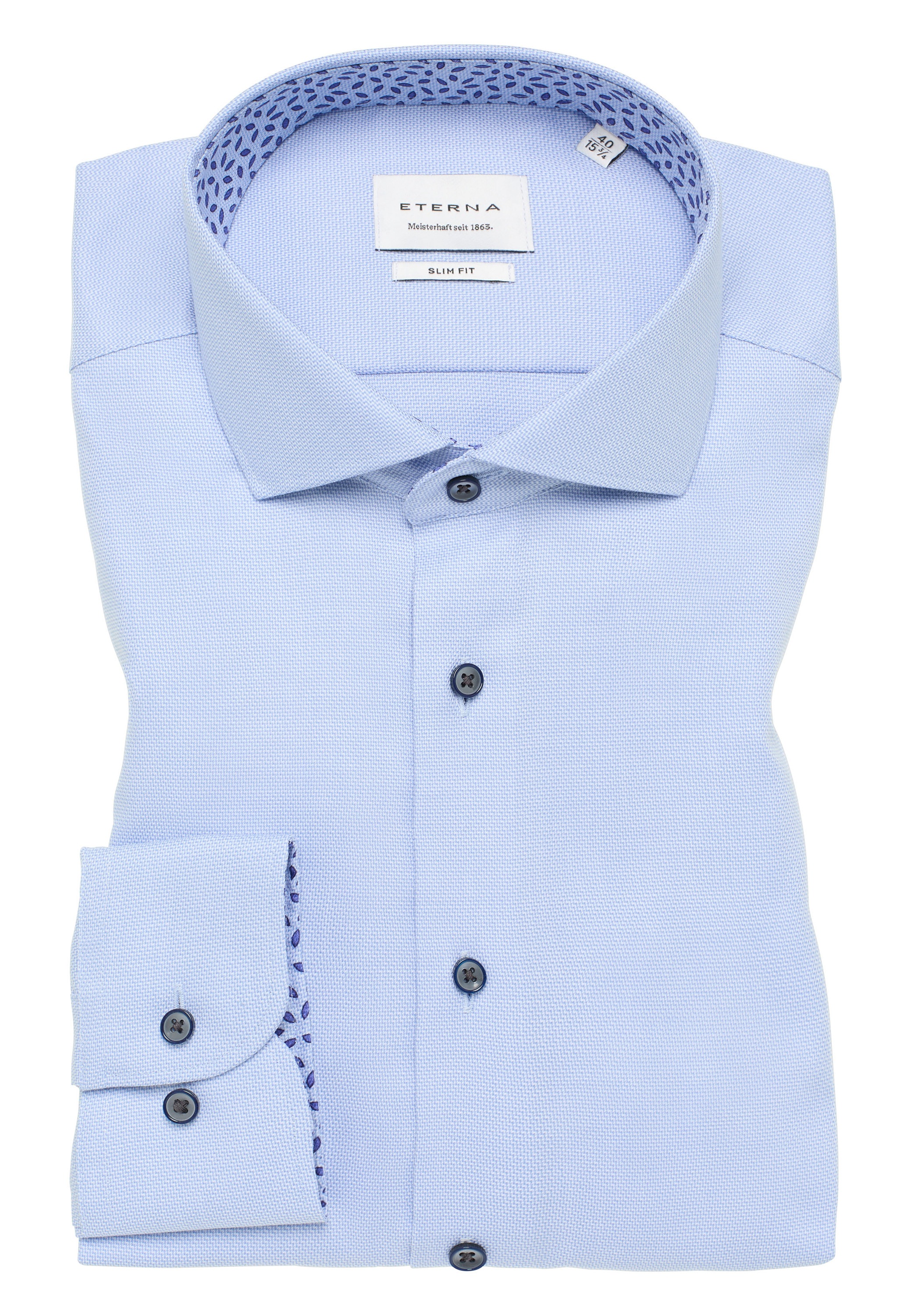 Eterna Langarmhemd »SLIM FIT«, NON IRON (bügelfrei)