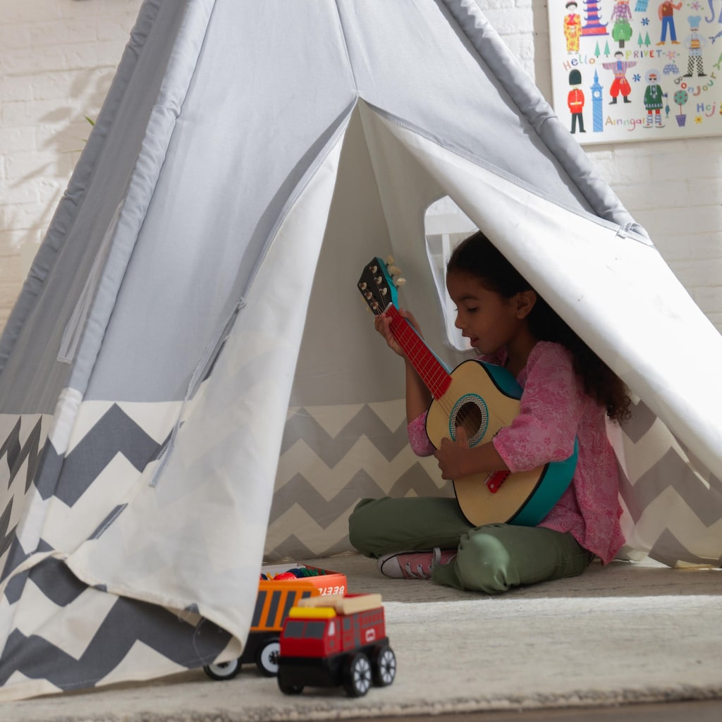 KidKraft® Spielzelt »Tipi Moderne, grau«