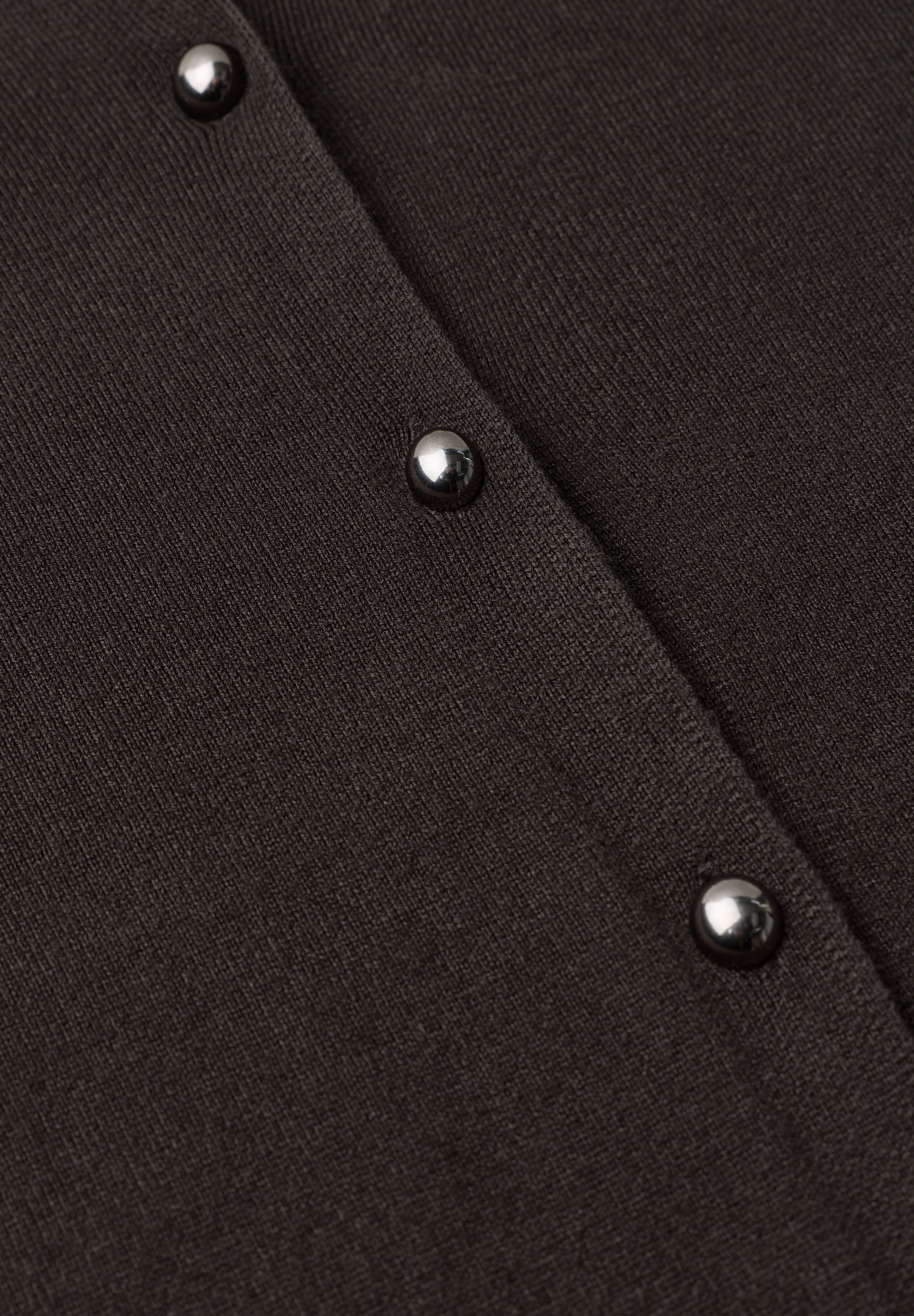 STREET ONE Cardigan Kurzarm Cardigan mit Rundhals und Knöpfen