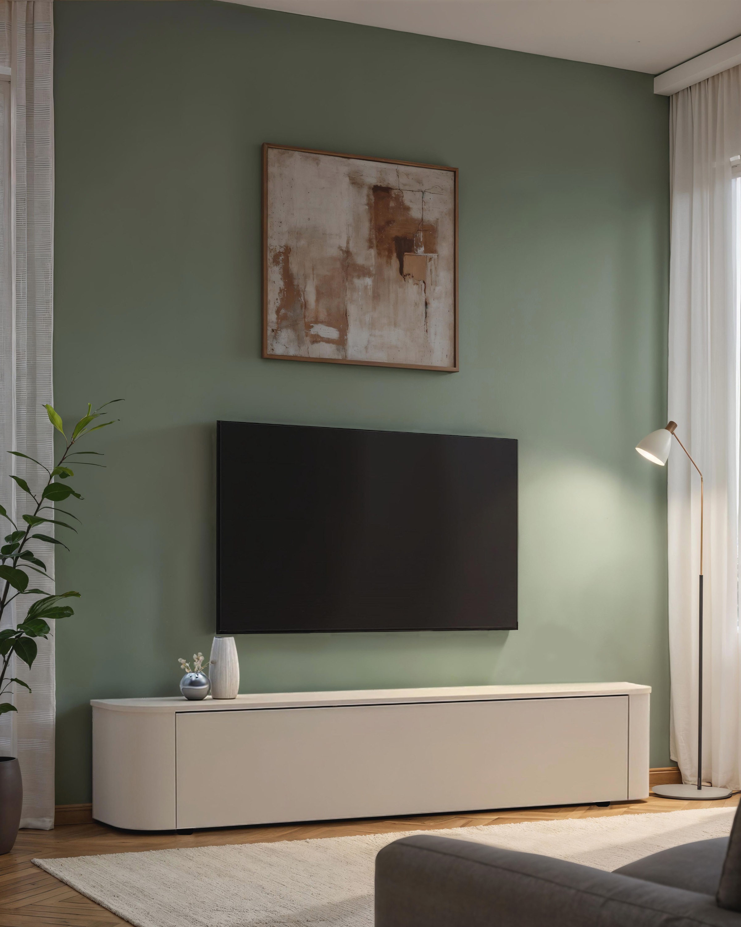 INOSIGN Lowboard "Lido, 181 cm breit, 1 Klappe, TV-Schrank, TV-Kommode, Med günstig online kaufen