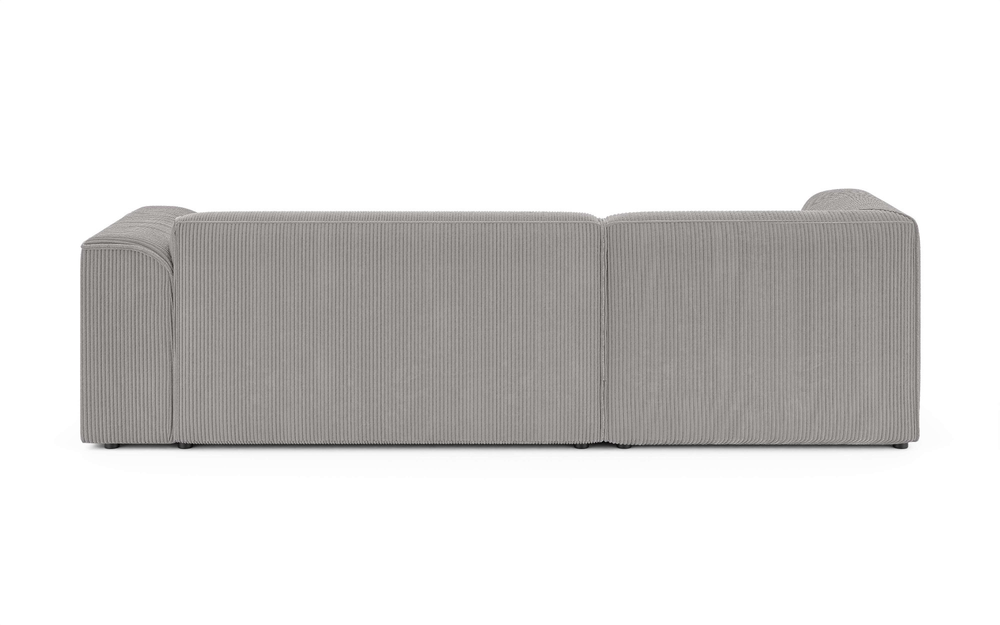 INOSIGN Ecksofa »MERID L-Form (257 cm), zeitlos & stilvolles Design,«, Aufwendig gepolstert, in Cord, Chenille und Struktur
