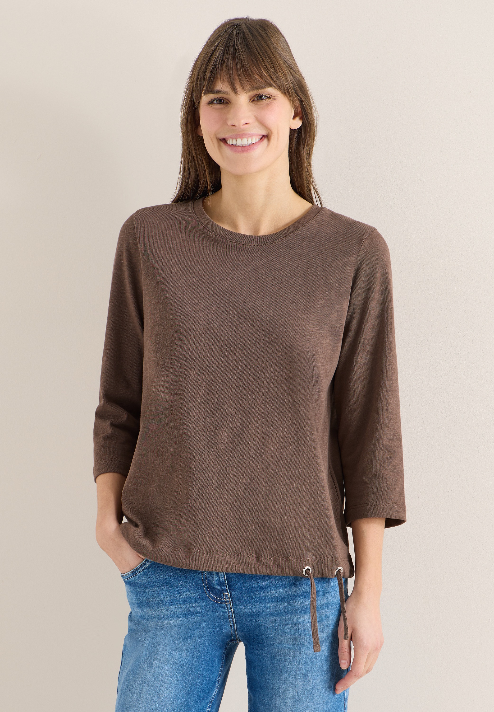 Cecil 3/4-Arm-Shirt mit 3/4 Ärmeln günstig online kaufen