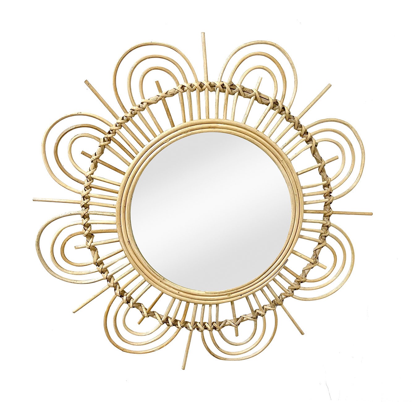 Kayoom Wandspiegel "Rattan Spiegel Aina 325" günstig online kaufen