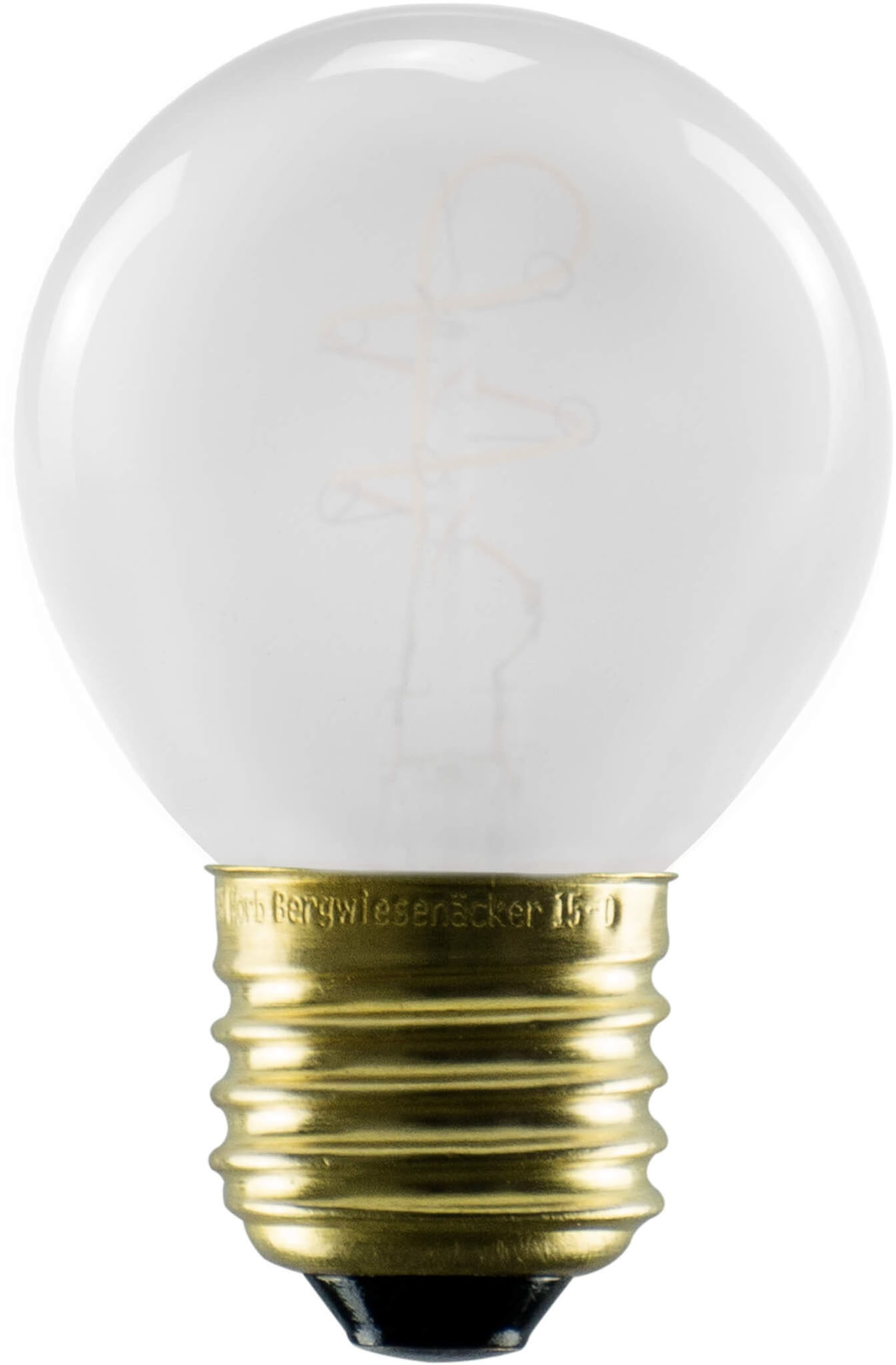 SEGULA LED-Filament "LED Golfball matt, E27", L:7,8cm Ø:5cm, weiß, Leuchtmittel