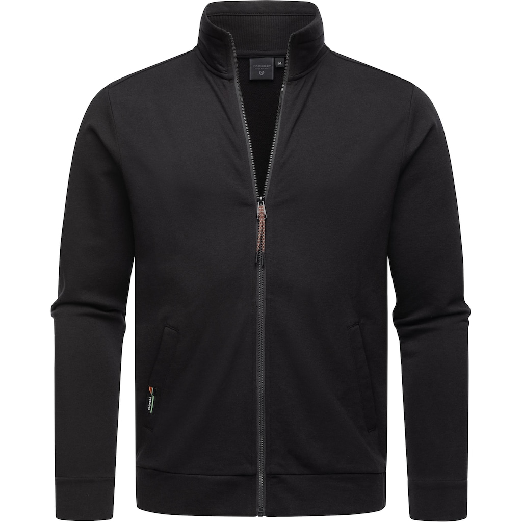 Ragwear Kapuzensweatjacke »Miet«, coole Herren Basic Sweatjacke