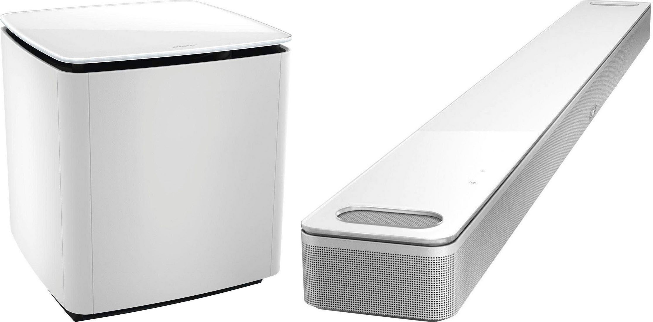 BOSE 5.1 Soundsystem "Smart Ultra Soundbar + Bass Module 700", B:104,5cm H:5,82cm T:10,7cm, weiß, Lautsprecher