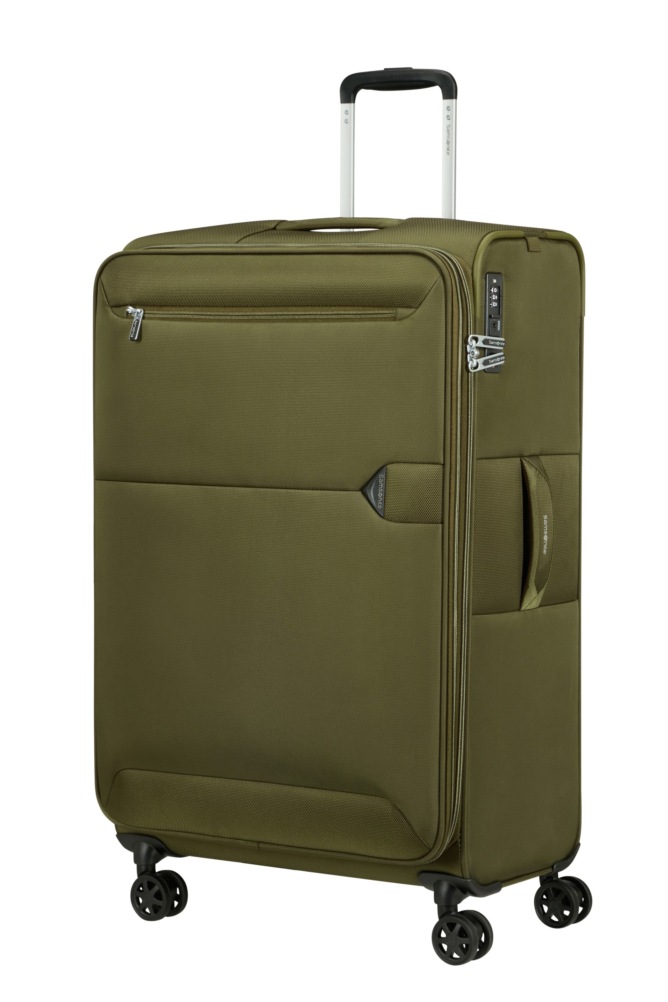 Samsonite Weichgepäck-Trolley »URBIFY, verschiedene Größen« 107 l 4 Rollen aus Recycle-Polyester, mit Kreuzspanngurt, mit Fronttasche