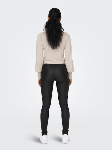 ONLY Lederimitathose »ONLKEIRA-ROCK LIFE HW COATED LEGGIN NOOS«
