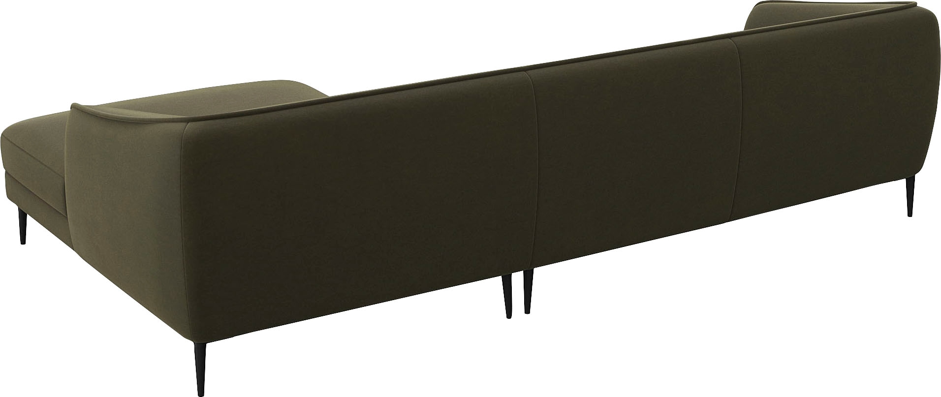 FLEXLUX Ecksofa »Belle Designsofa, L-Form, B/T 288/149 cm«, Skandinavisches Design, In hochwertiger Verarbeitung