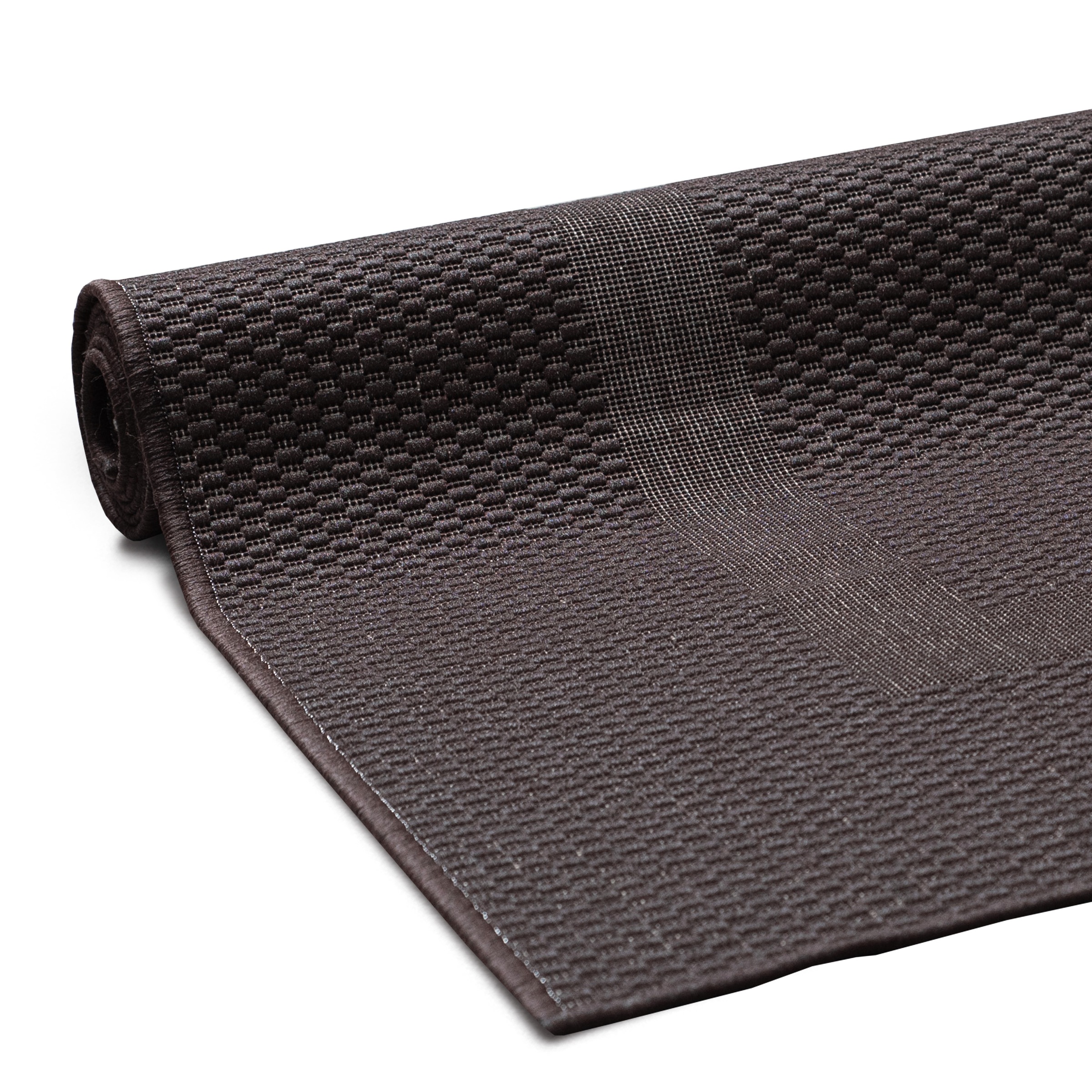my home Teppich »Venedig Bordüre auch als Läufer erhältlich«, rechteckig, 3 mm Höhe, In- und Outdoor geeignet, Sisal-Optik, Wetterfest & UV-beständig
