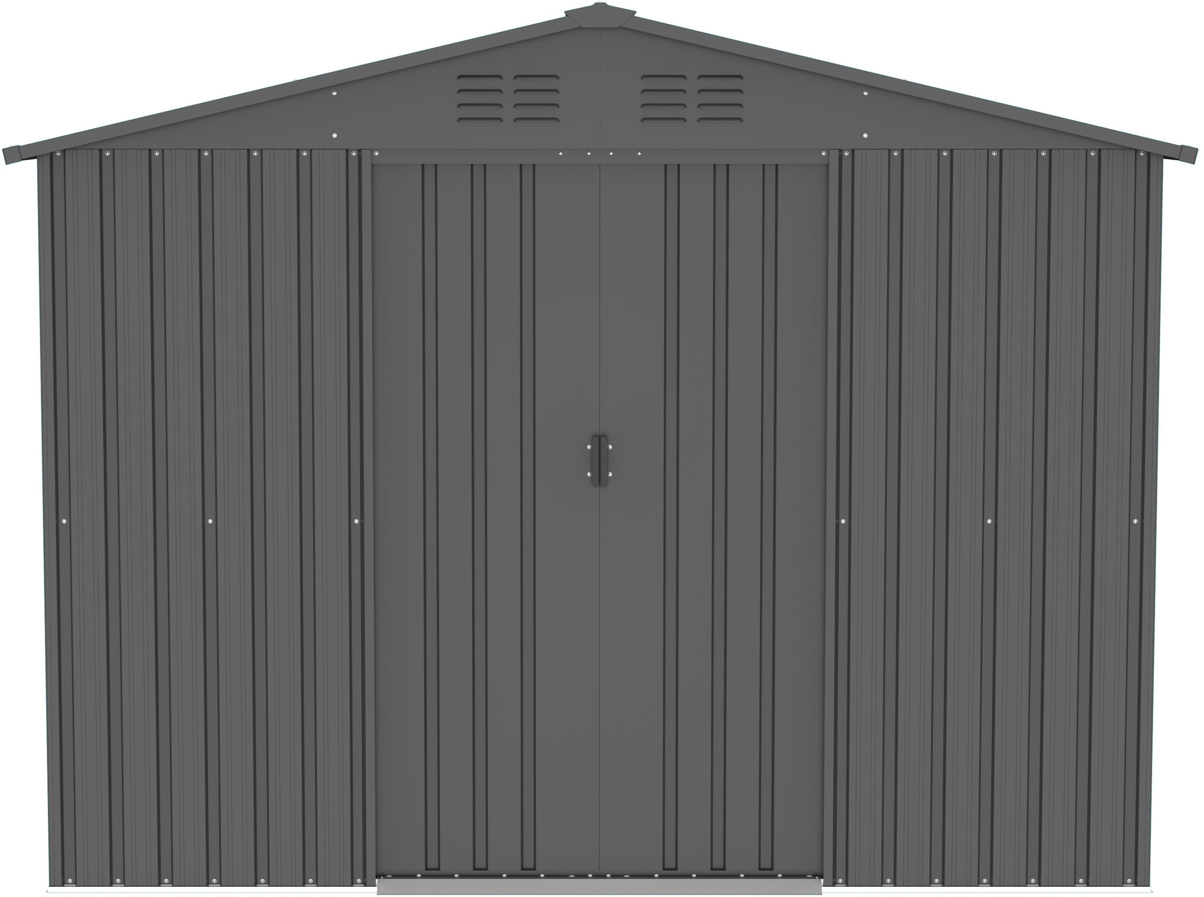 Tepro Metallgerätehaus Flex Shed X-Large 253 cm x 192 cm x 181 cm Anthrazit günstig online kaufen