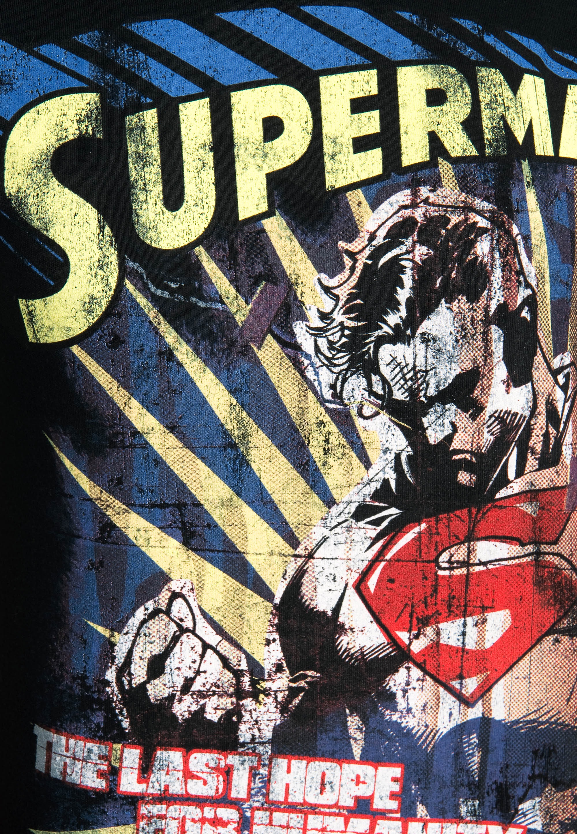 LOGOSHIRT T-Shirt »Superman – The Last Hope«, mit lizenziertem Originaldesign