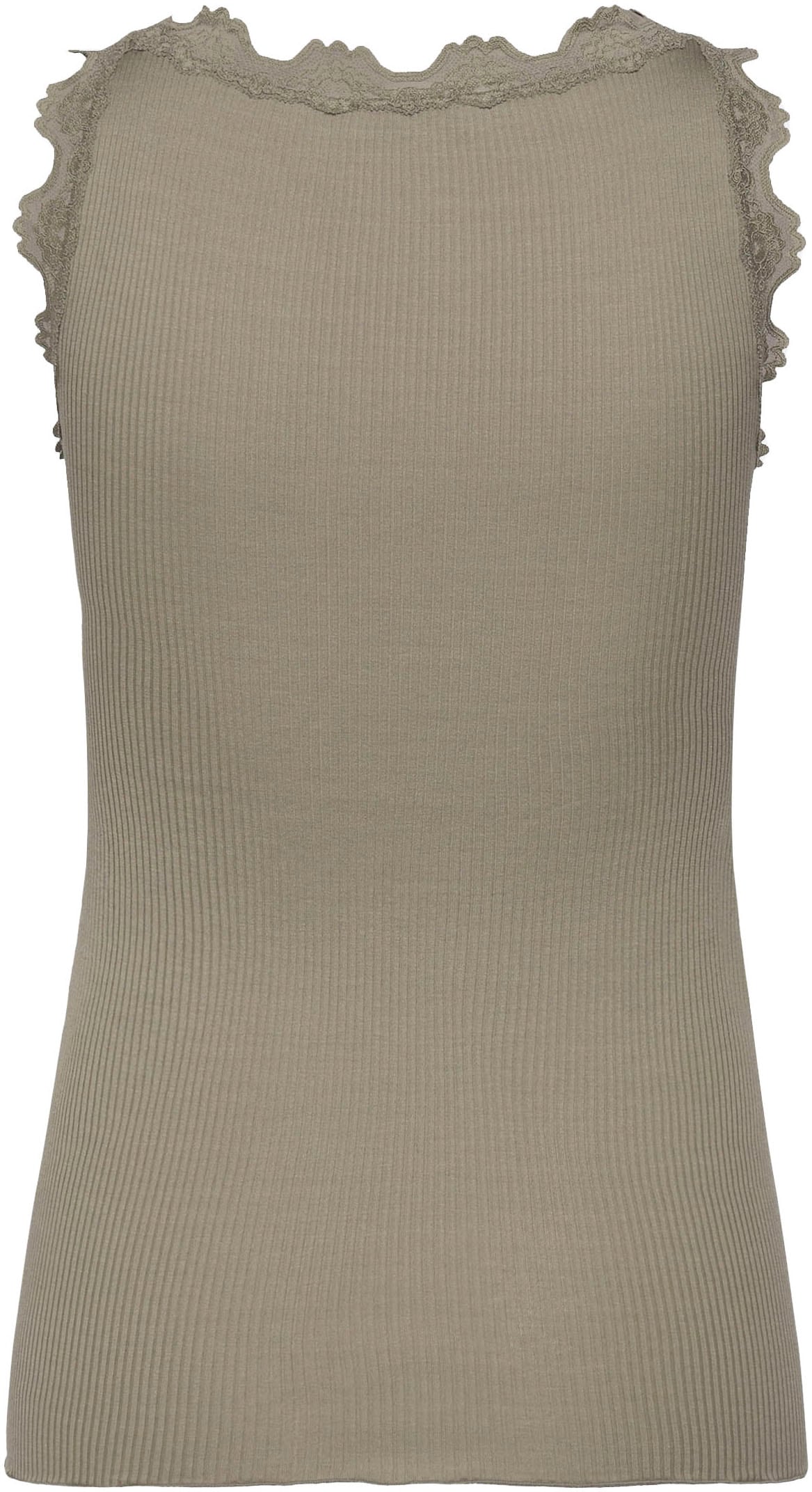 rosemunde Tanktop »Babette Silk Top«, wunderschöner Vintage-Spitzenbesatz an Ausschnitt und Trägern