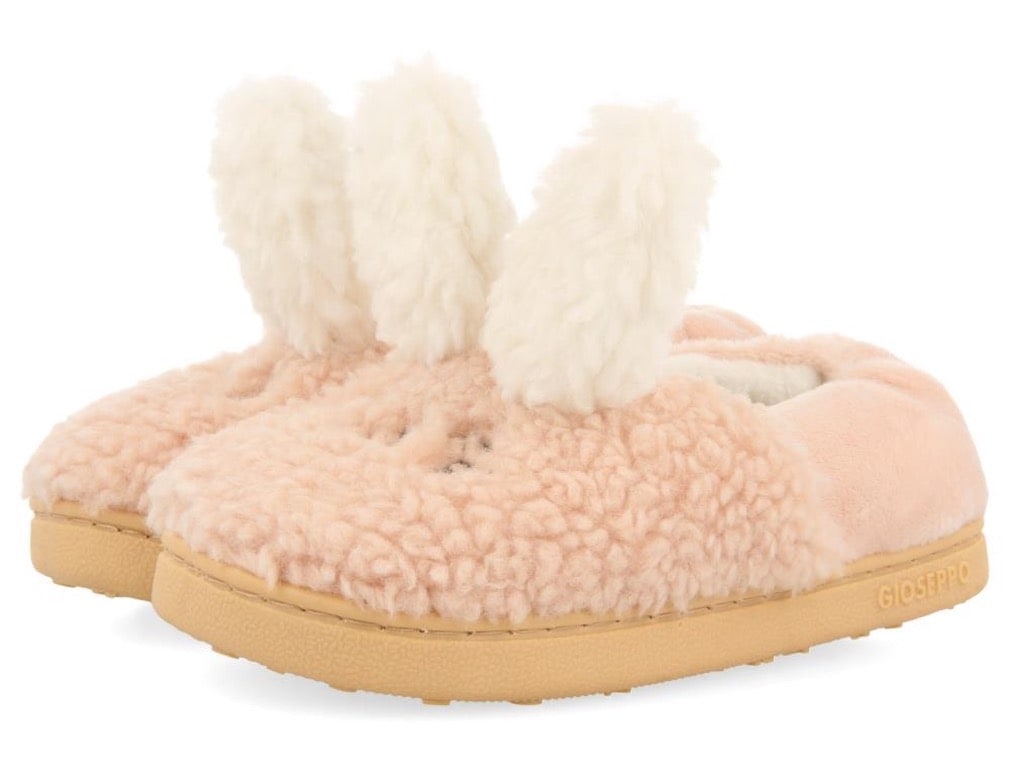 Gioseppo Hausschuh "KENORA", Pantoffel, Babyschuh, Winterschuh mit Hasen-Motiv