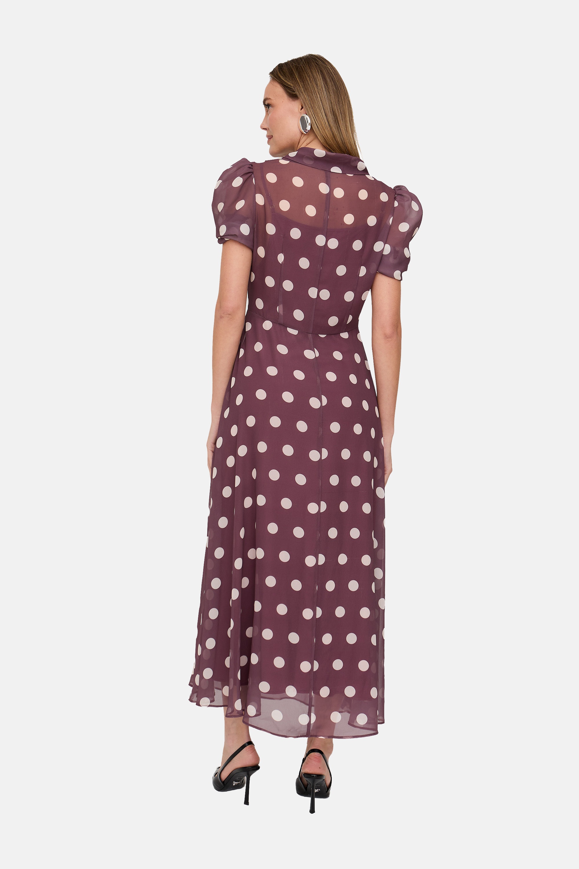 Thumbnail - Lily and Lionel Midikleid "Julia Button Down Print Maxi Dress Damen"