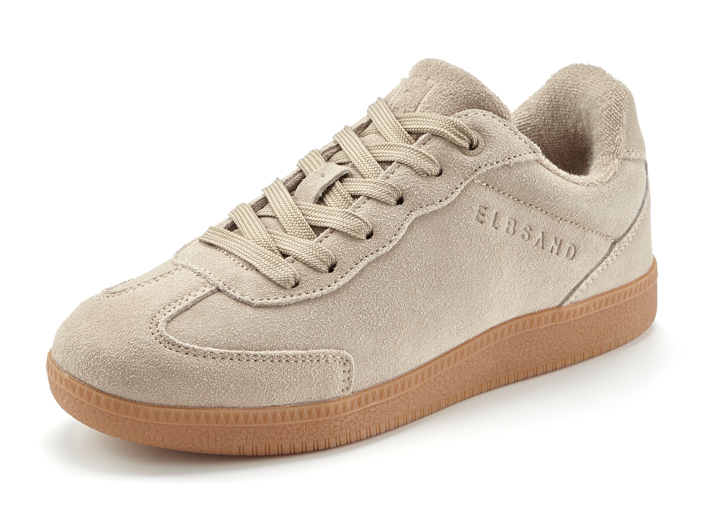 Elbsand Sneaker »Freizeitschuh, Schnürschuh, Turnschuh, Retro Sneaker, Lederschuh«  Ledersneaker, Schnürhalbschuh aus Leder im modernen Retro Look
