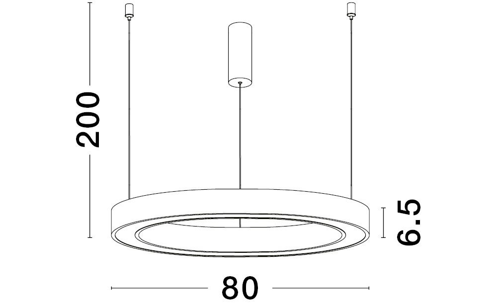 Nova Luce LED-Hängeleuchte »STING«, 1 flammig, Leuchtmittel LED-Modul | LED fest integriert, Mit Leuchtmittel; Höhenverstellbar