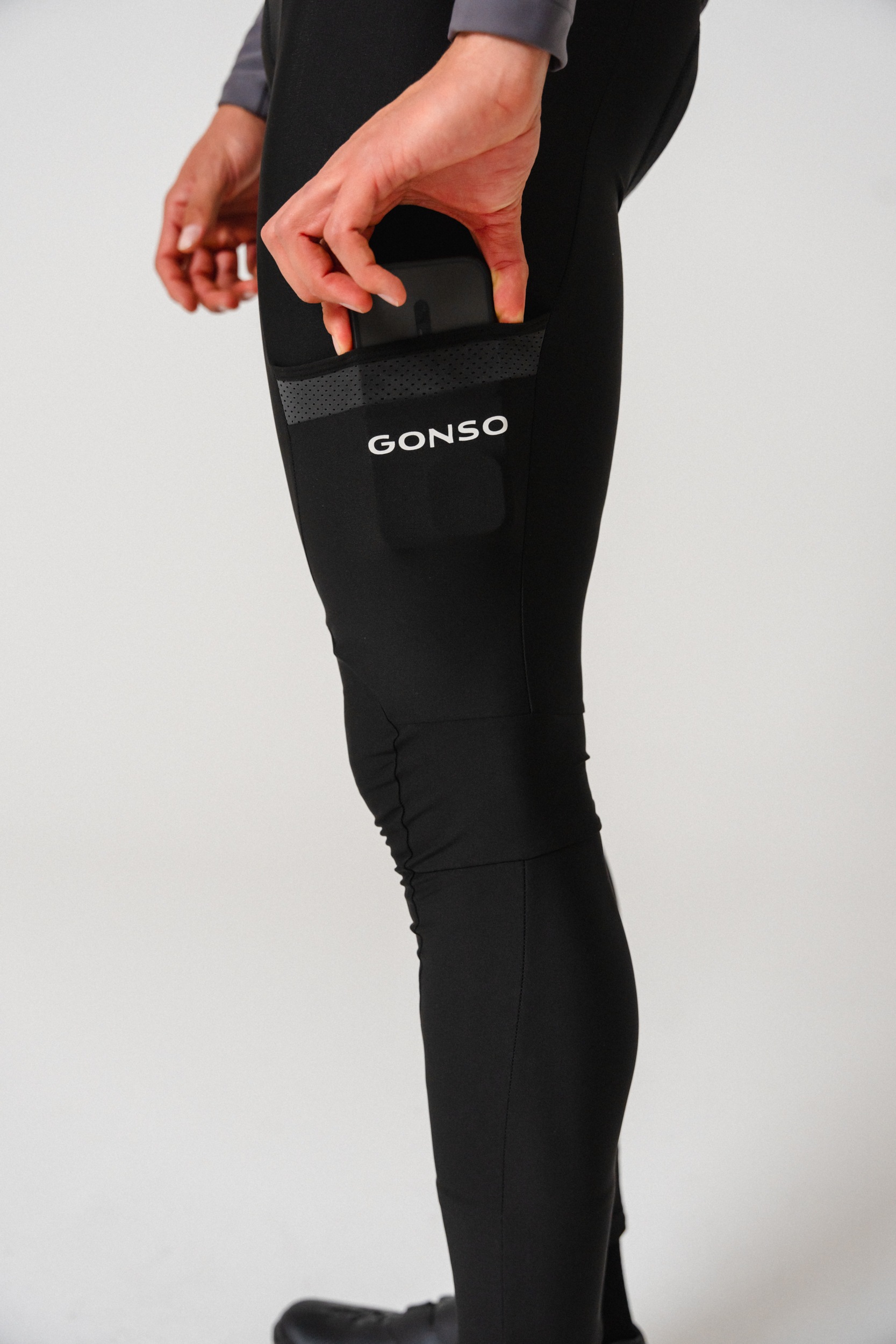 Gonso Fahrradhose »Essential Bib Tight Cargo SC M«  Herren Radhose mit Dry Up Air-Sitzpolster, Tight Fit