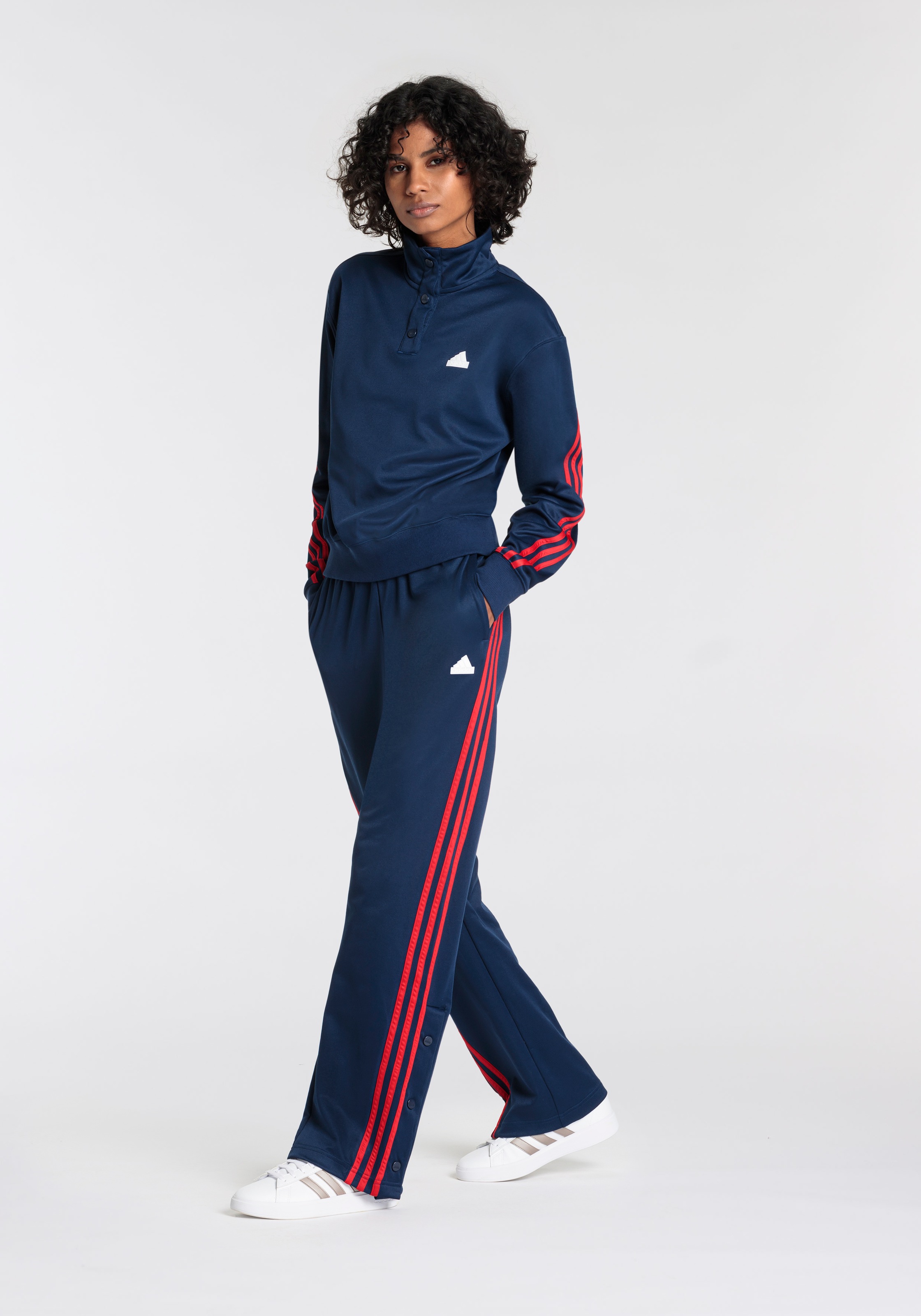 adidas Sportswear Sweatjacke "W ICONIC 3S TT" 1 Stk. tlg. günstig online kaufen