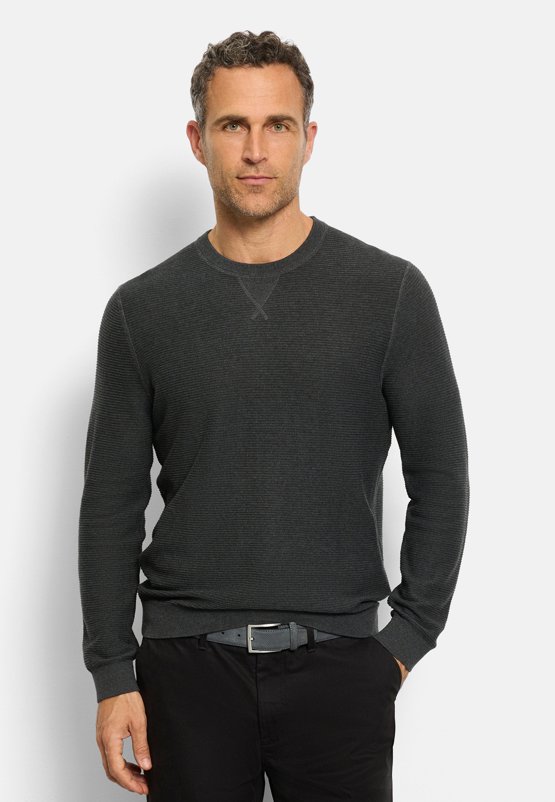 OLYMP Strickpullover "OLYMP Casual Strick" günstig online kaufen