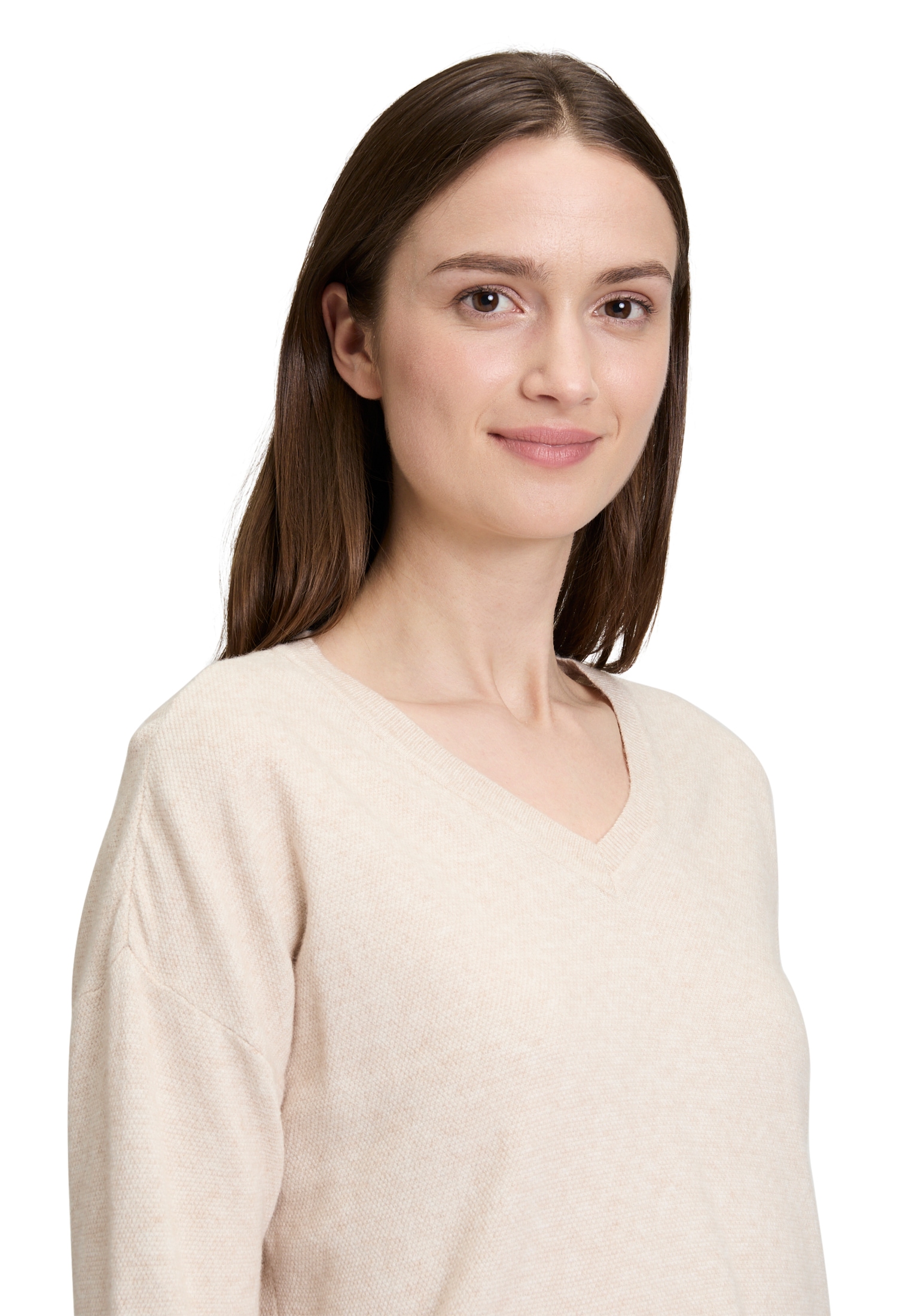 Betty&Co Strickpullover »Betty & Co Damen Strickpullover mit V-Ausschnitt«, (1 tlg.)