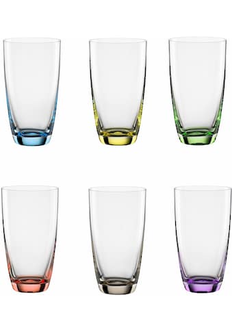 BOHEMIA SELECTION Longdrinkglas »VIVA COLORI« (Set 6 tlg...