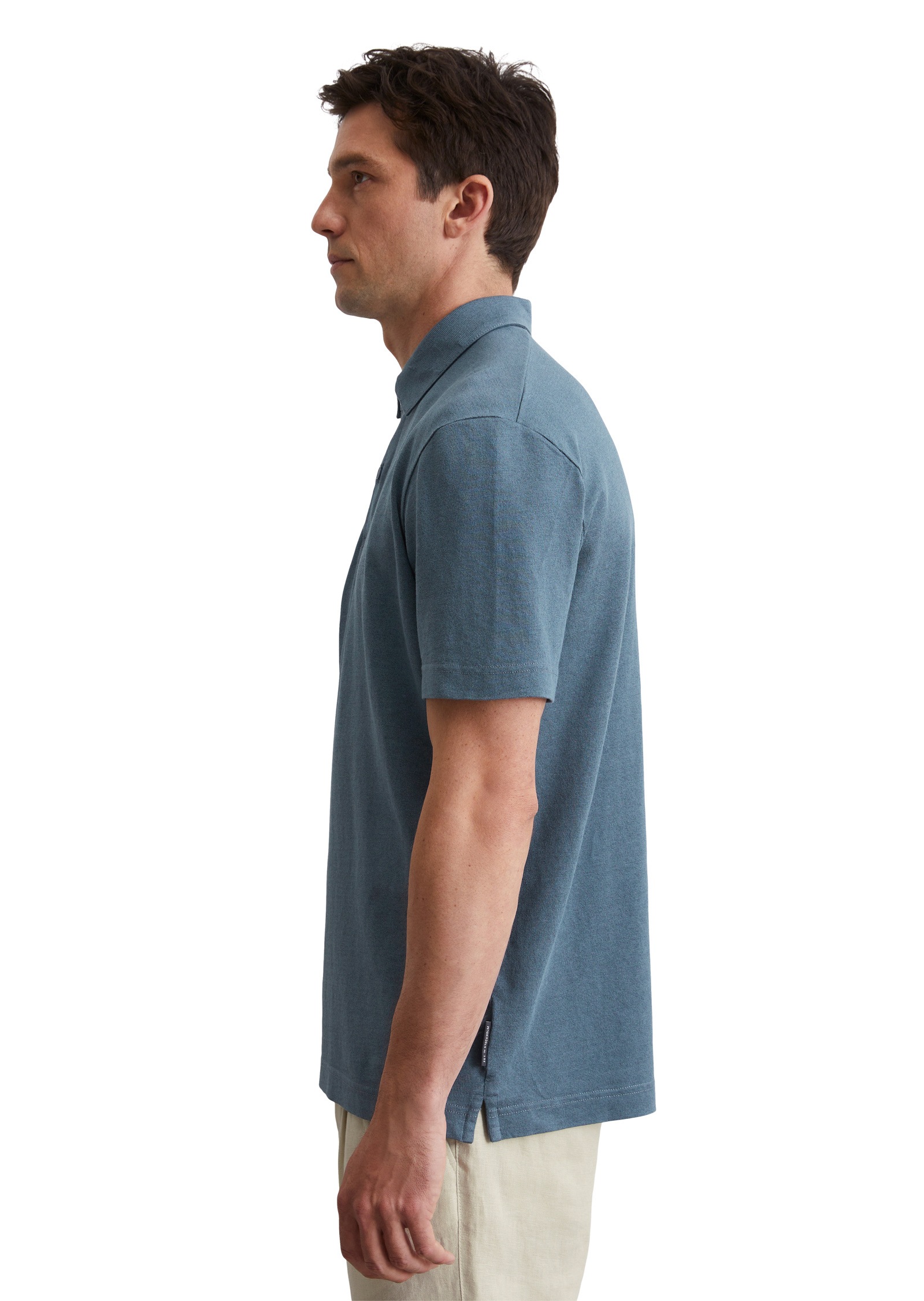 Marc O'Polo Poloshirt »aus hochwertigem Leinen-Mix«