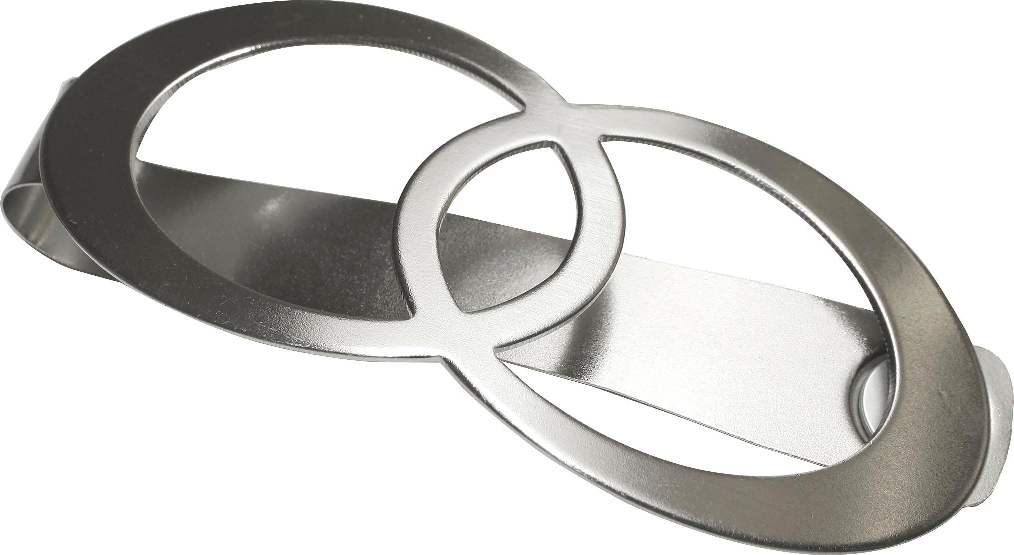 GARDINIA Dekospange "Raffspange Infinity Doppelring" zum Raffen und Drapieren