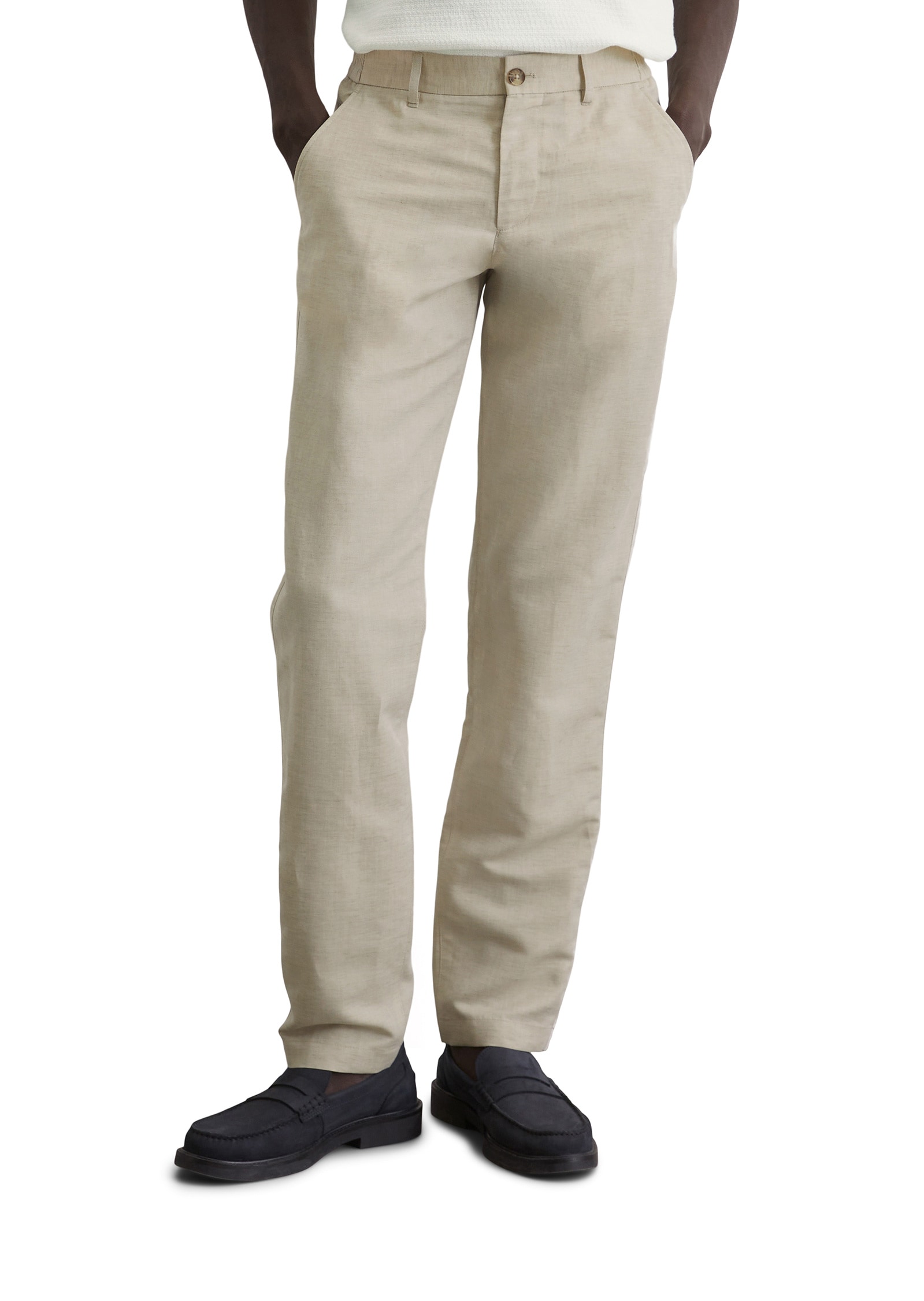 Marc OPolo Chinohose "aus hochwertigem Leinen-Mix" günstig online kaufen