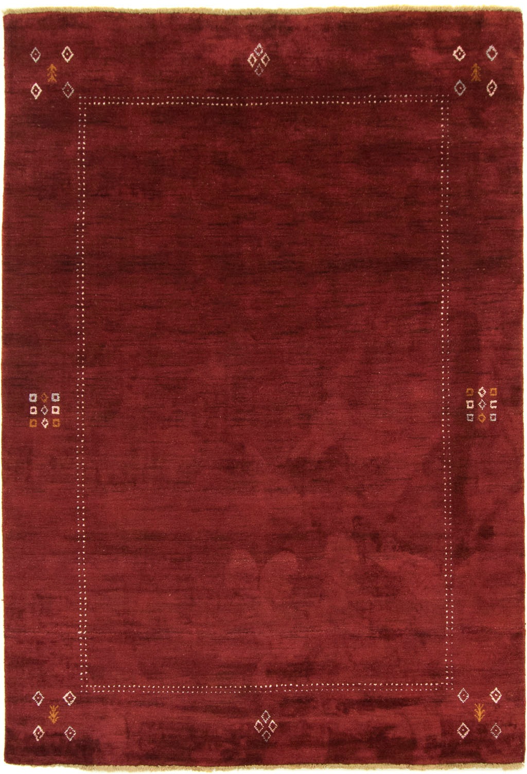 Teppich MORGENLAND "Gabbeh Teppich Silky", rot, B:170cm H:18mm L:240cm, Viskose, Teppiche, Gabbehteppich, Viskose