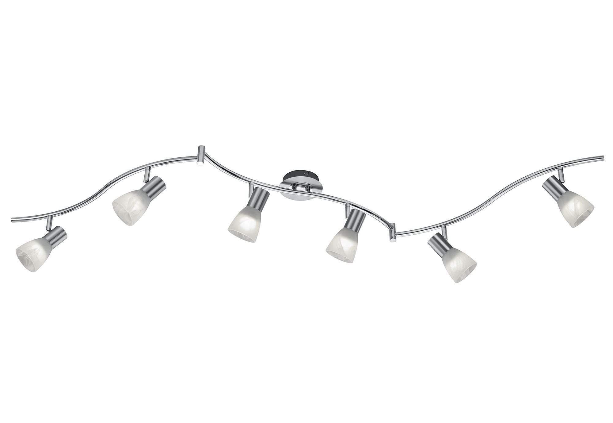 TRIO Leuchten LED Deckenstrahler »Levisto«, 6 flammig, Leuchtmittel E14 | LED wechselbar, LED Deckenleuchte, LED Deckenlampe