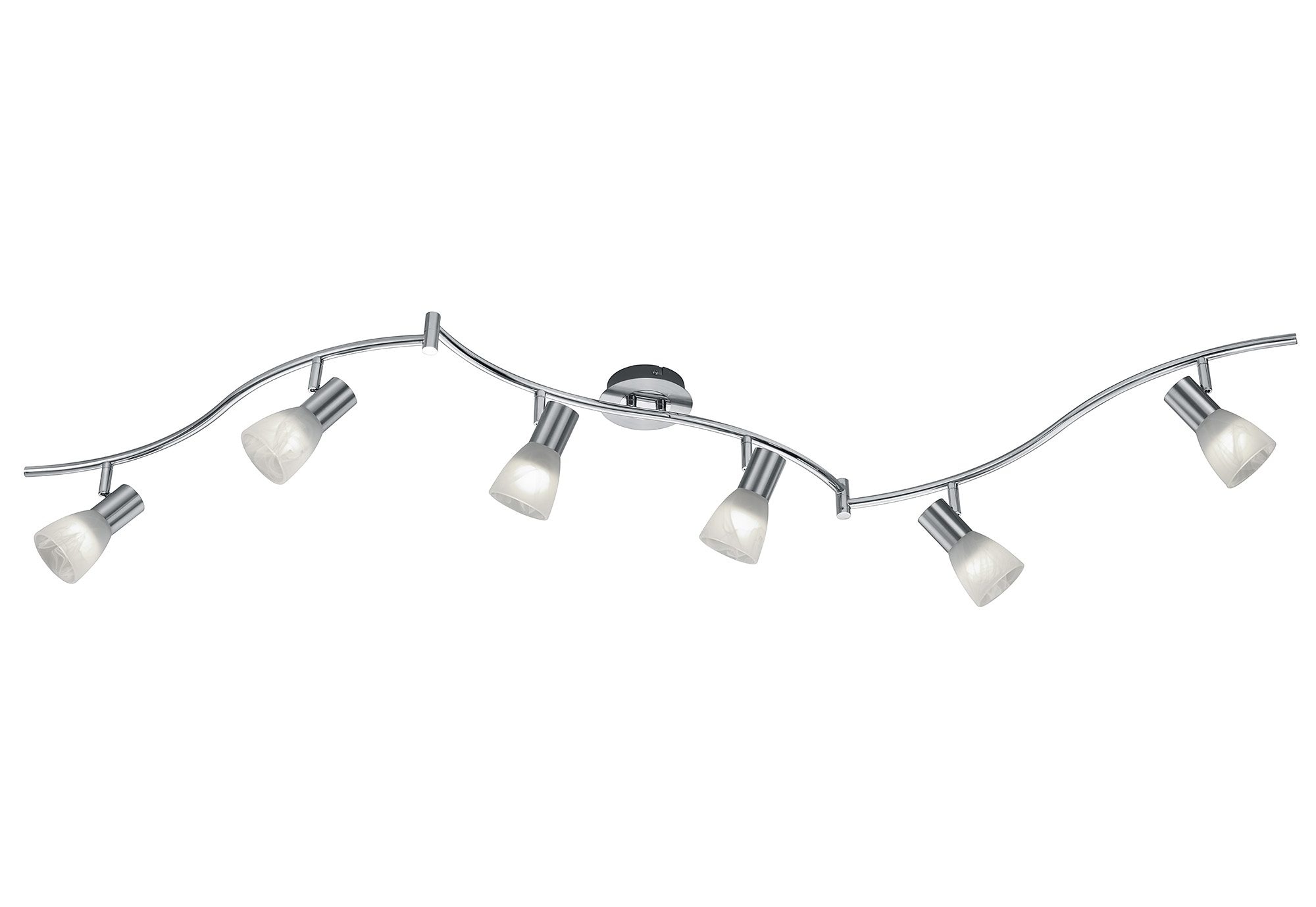 TRIO LEUCHTEN LED Deckenstrahler "Levisto", 6, grau, Leuchten, LED Deckenleuchte, LED Deckenlampe