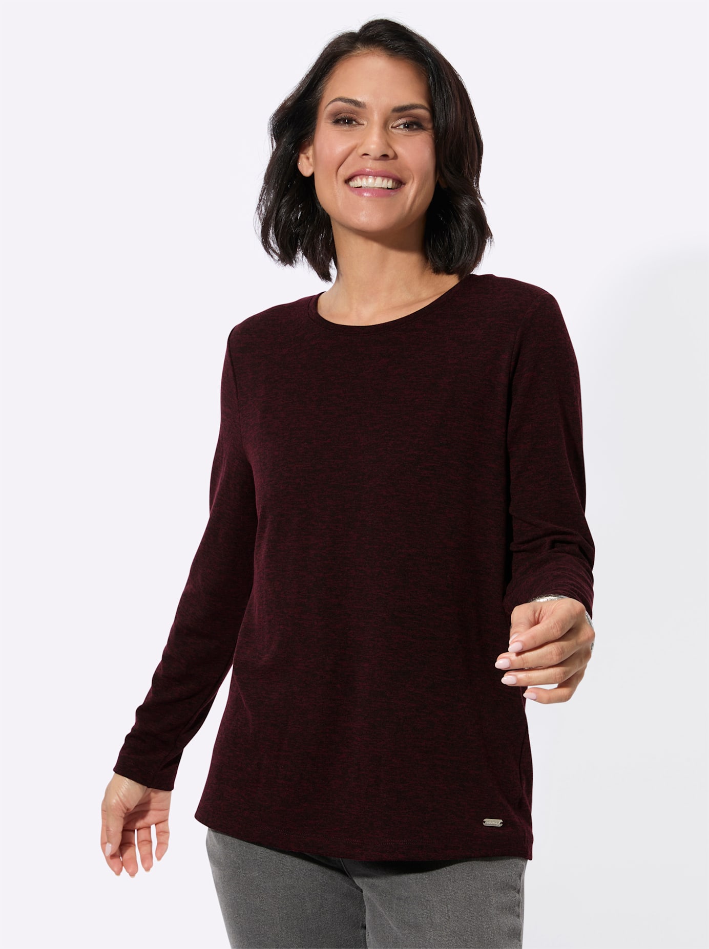 Casual Looks Langarmshirt "Rundhals-Shirt" 1