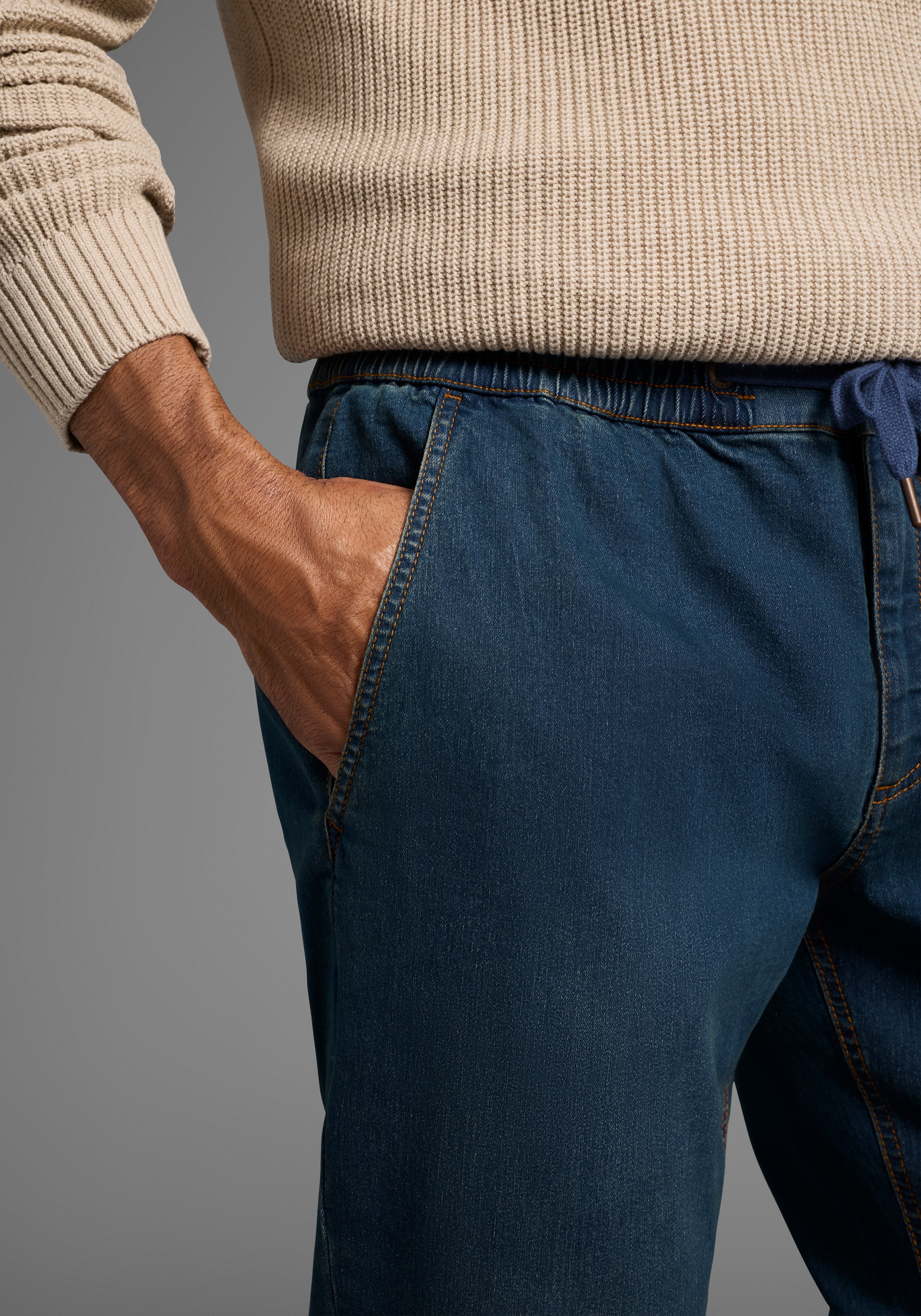 Thumbnail - Arizona Schlupfjeans Schlupfbund