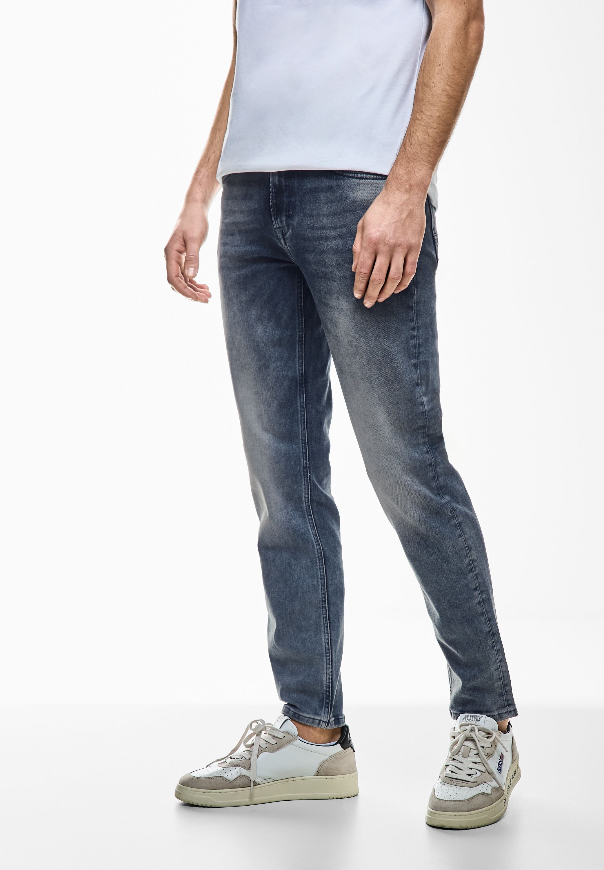 STREET ONE MEN Slim-fit-Jeans, Middle Waist