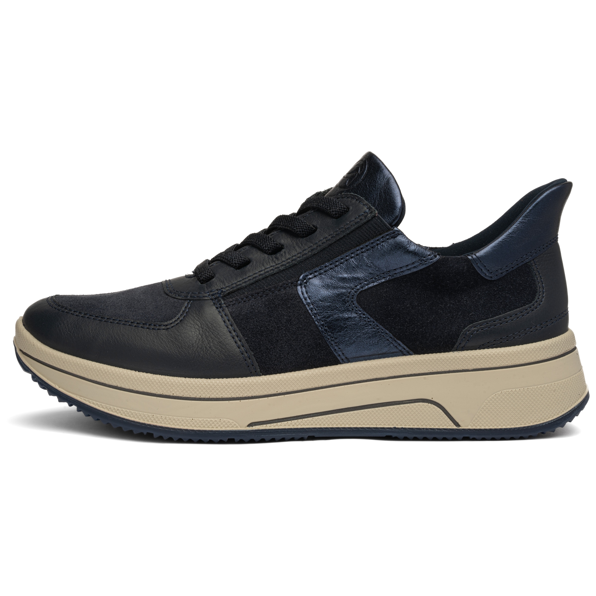 Ara Slip-On Sneaker »SAPPORO«  Freizeitschuh, Halbschuh, Schnürer in Komfortweite H (= sehr weit)